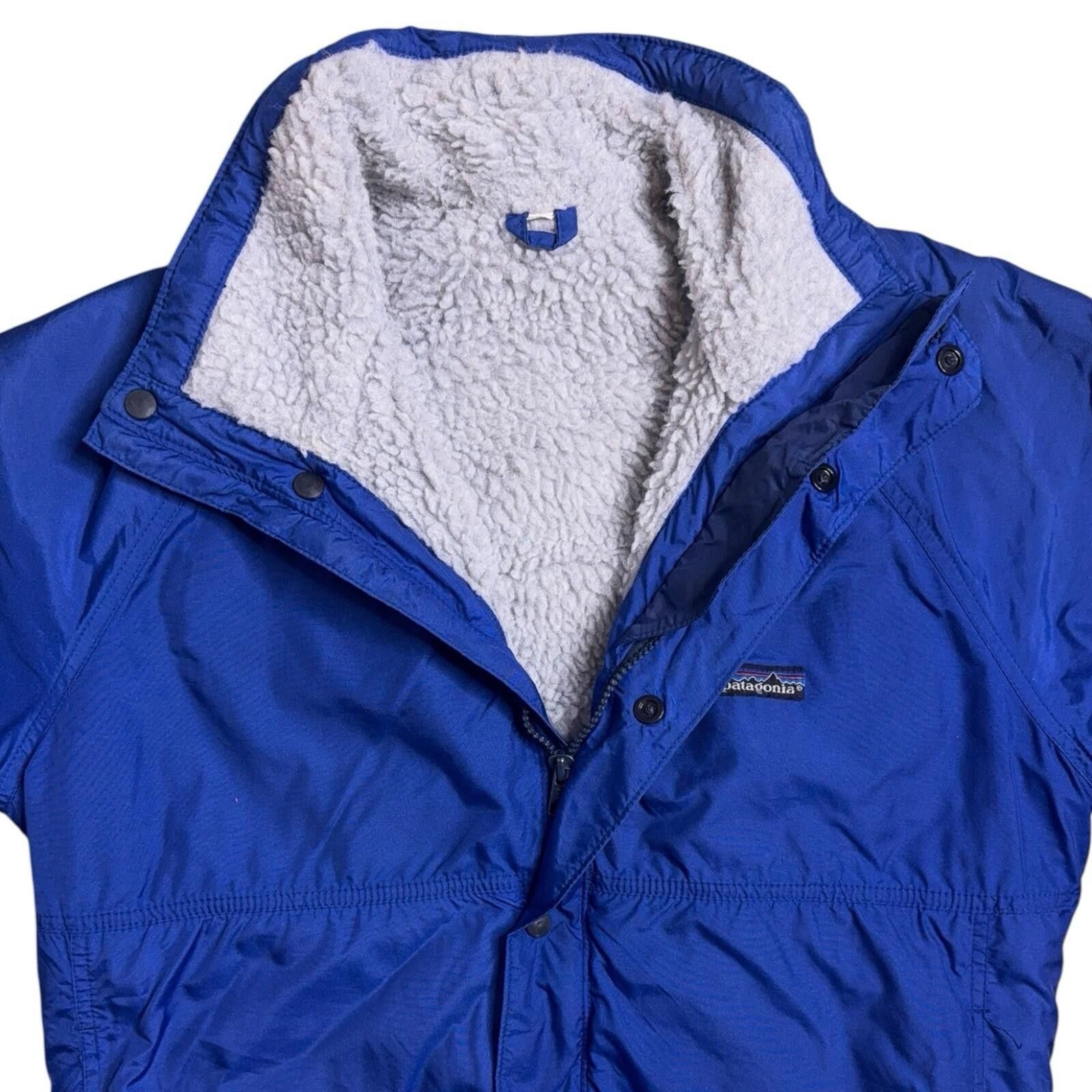 Patagonia Patagonia 80s Mens Royal Blue Shelled Pile Ski Jacket S Men Size US S / EU 44-46 / 1 - 4 Thumbnail
