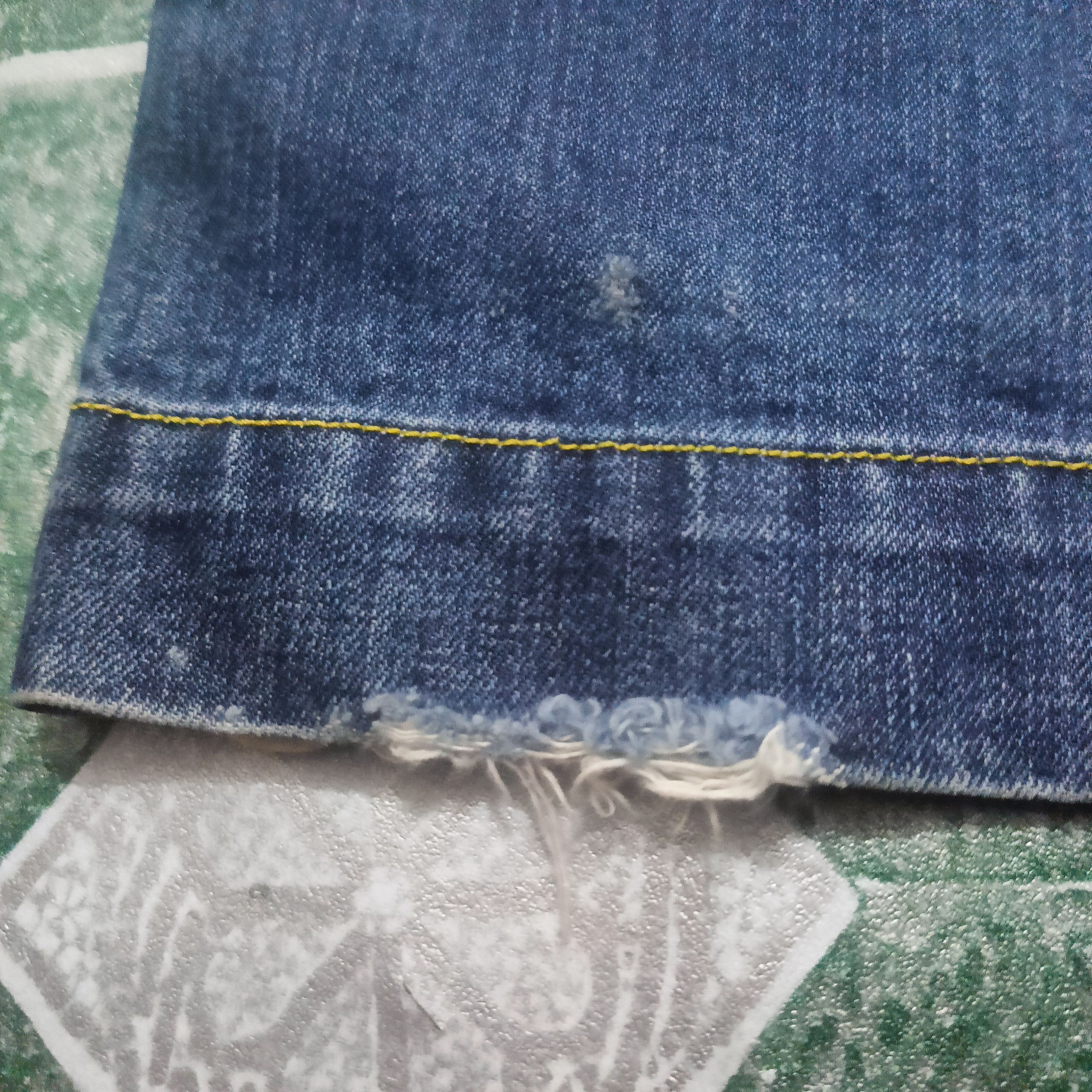 Who Decides War Japanese Double Standard Clothing Distressed Denim Jeans Size US 32 / EU 48 - 14 Thumbnail