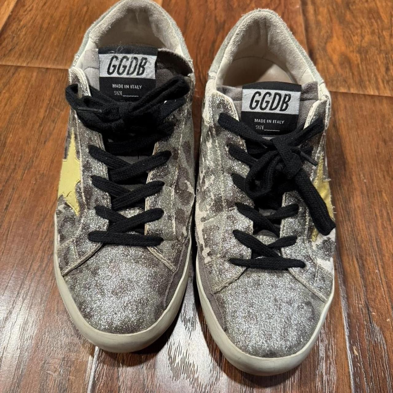Golden Goose Golden Goose GGDB Superstar Glitter Leopard Distressed Size US 5 / EU 37 - 4 Thumbnail