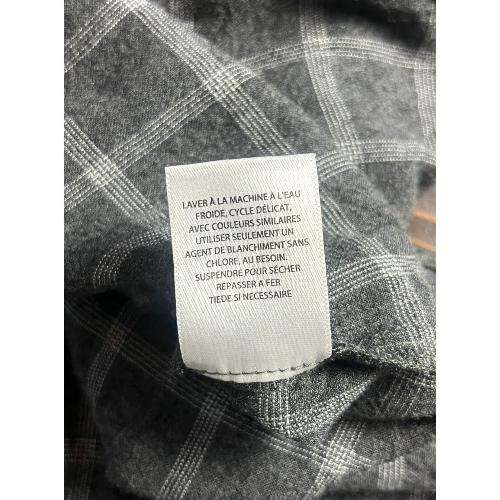 Vintage Something Navy Shirt, Women’s Size Small, Gray White, Peasant, 3/4 Puff Sleeve, Button-Up, Casual, Fall, Spring, Summer, Women, Regular Fit Size S / US 4 / IT 40 - 7 Thumbnail