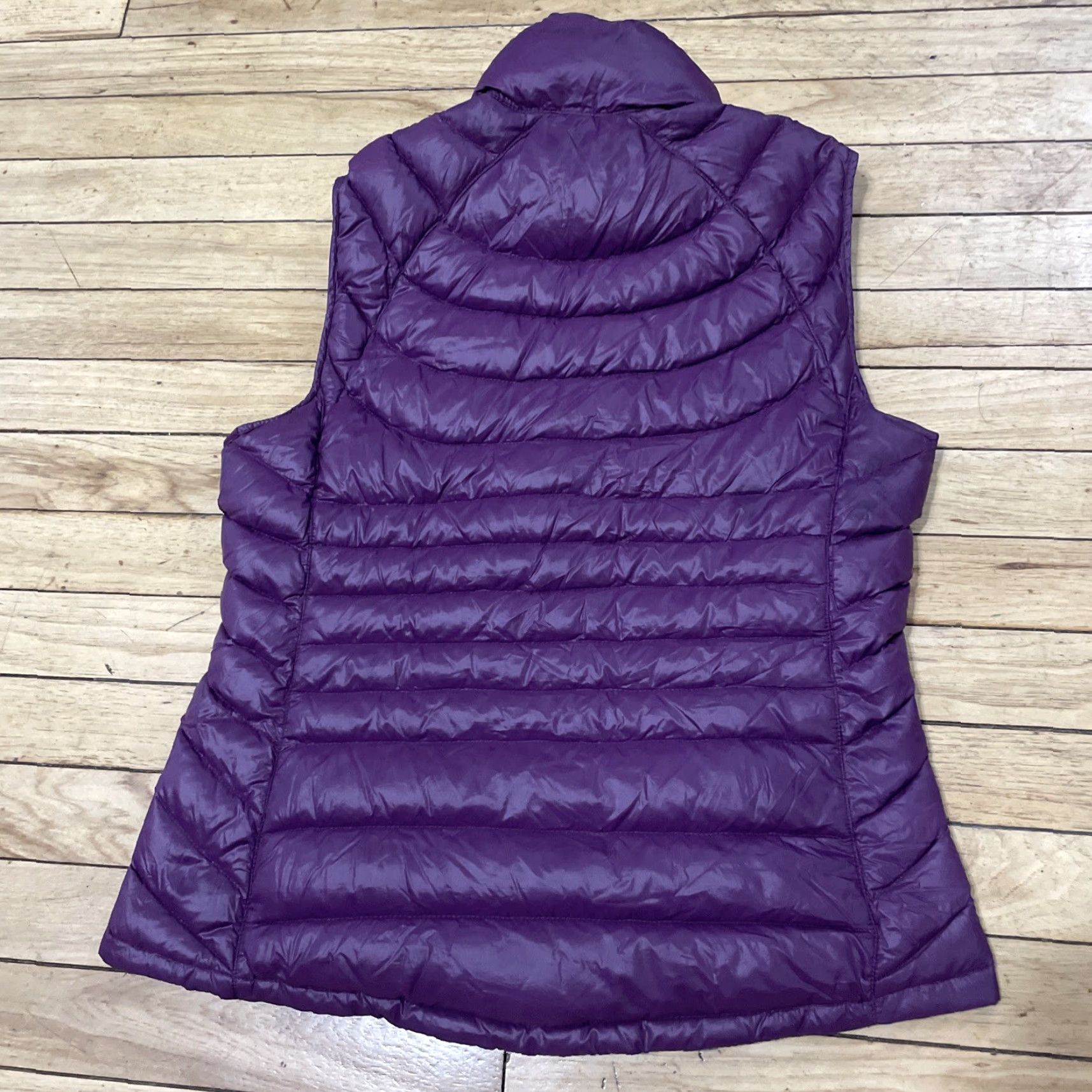 Vintage VINTAGE Bernardo Vest Goose Down Ultra Light Puffer Women S Purple Baffled Zip McBling Size S / US 4 / IT 40 - 2 Thumbnail