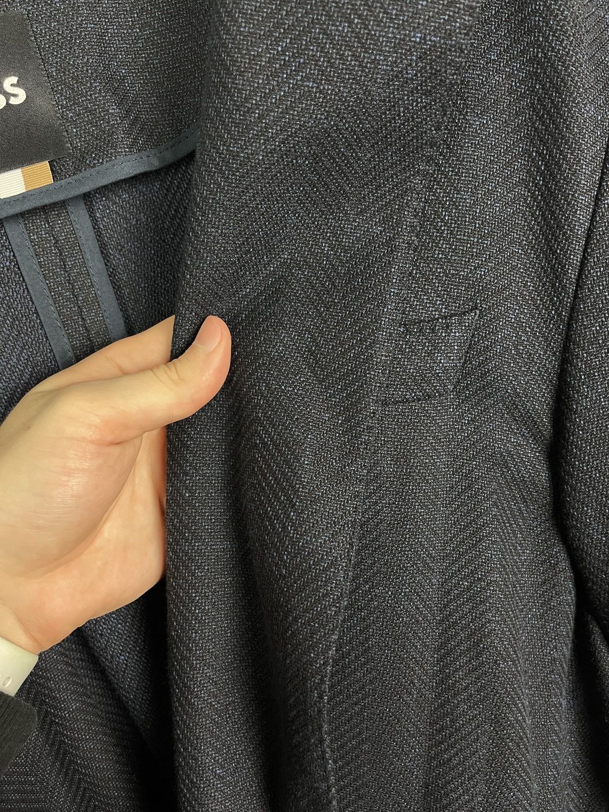 Hugo Boss Hugo Boss blazer men wool 52 42R L XL black 2024 Size 42R - 13 Thumbnail