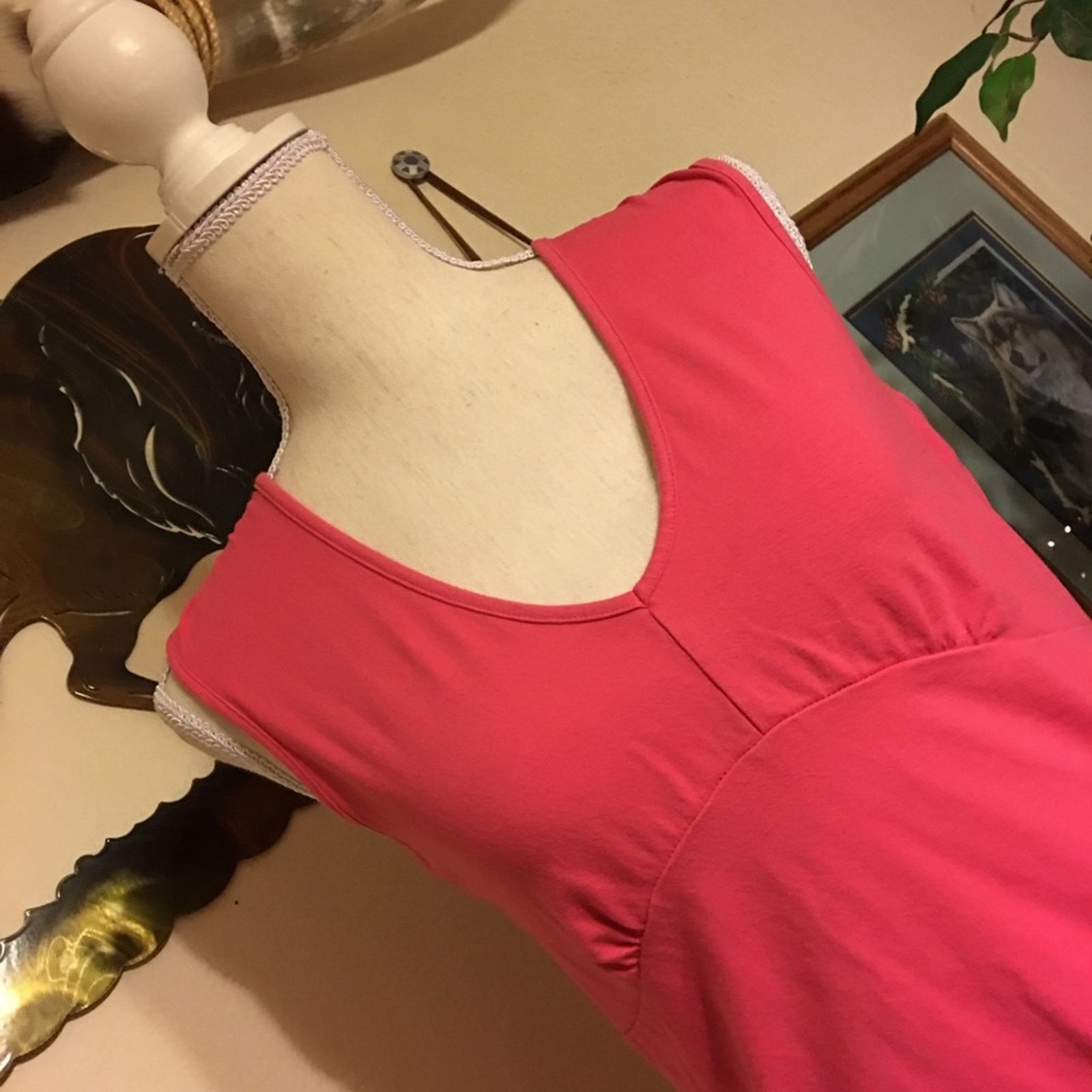 Sonoma Sonoma Lifestyle Stretch bubblegum Pink Top NWOT S Size S / US 4 / IT 40 - 2 Thumbnail