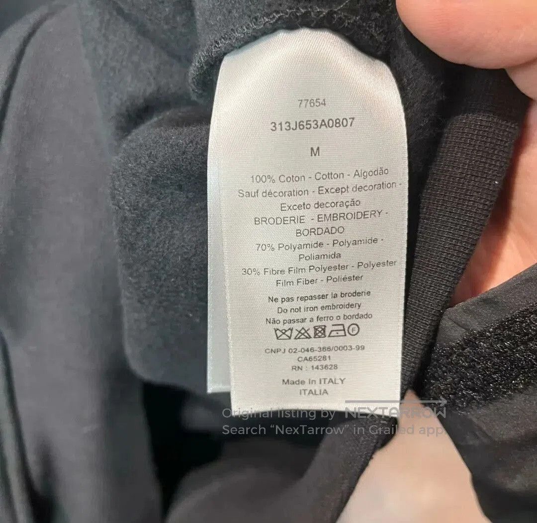 Dior Dior Black Glitter Daisy Embroidery Hoodie. Size M / US 6-8 / IT 42-44 - 3 Thumbnail