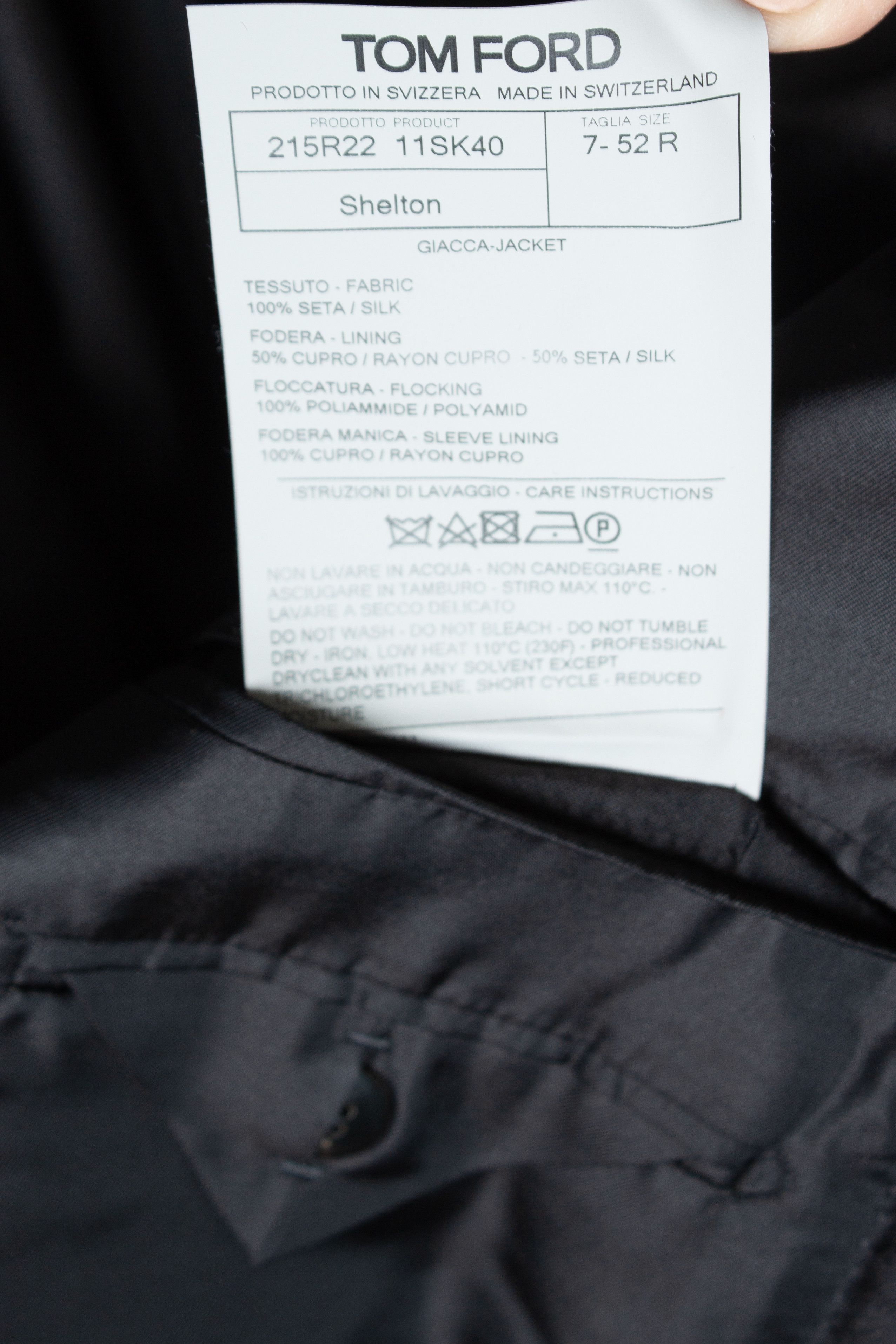 Tom Ford Tom Ford, Shelton Leopard printed tuxedo jacket Size 52R - 7 Thumbnail