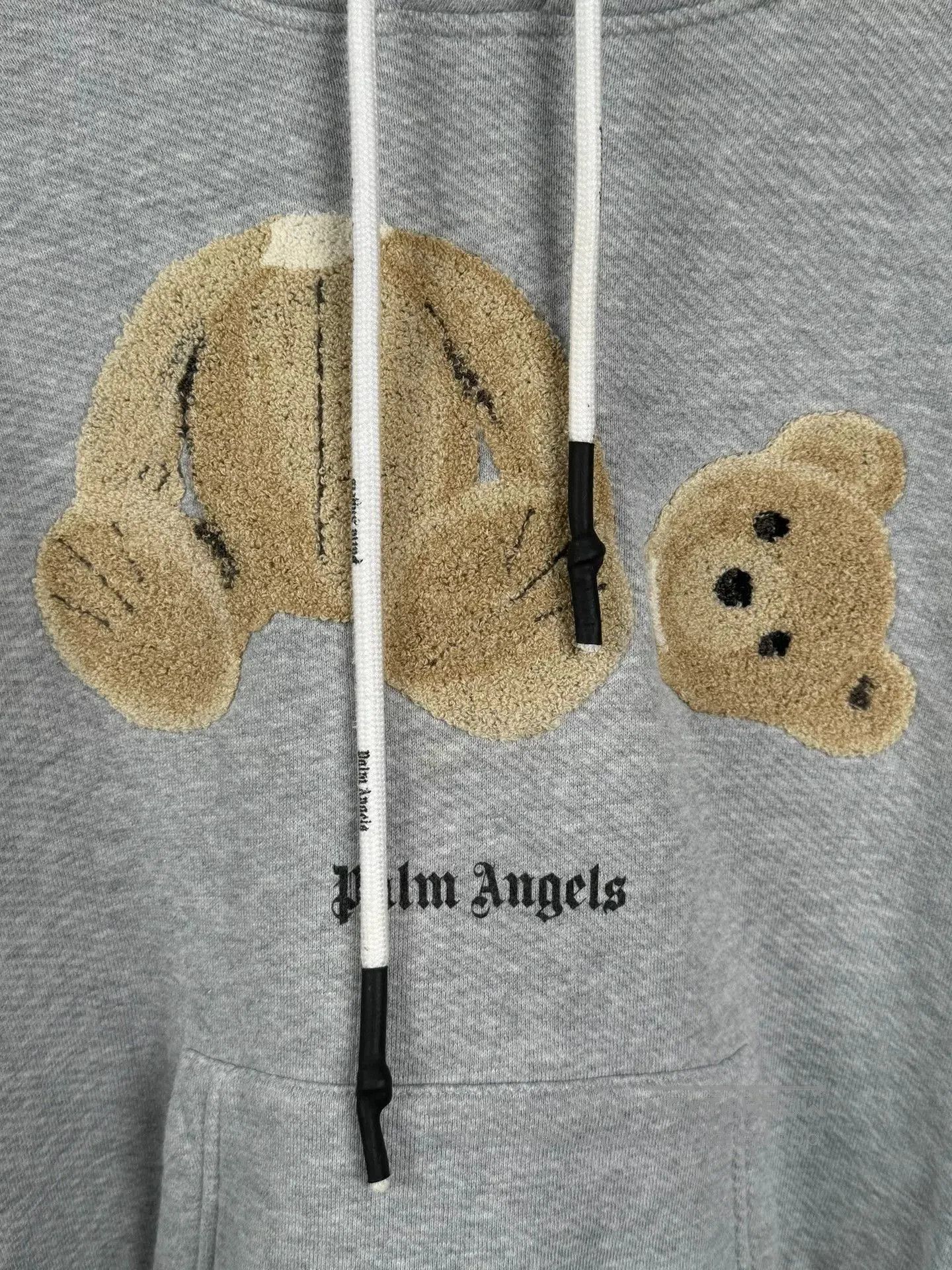 Palm Angels gray palm angels teddy bear hoodie. Size US S / EU 44-46 / 1 - 3 Thumbnail