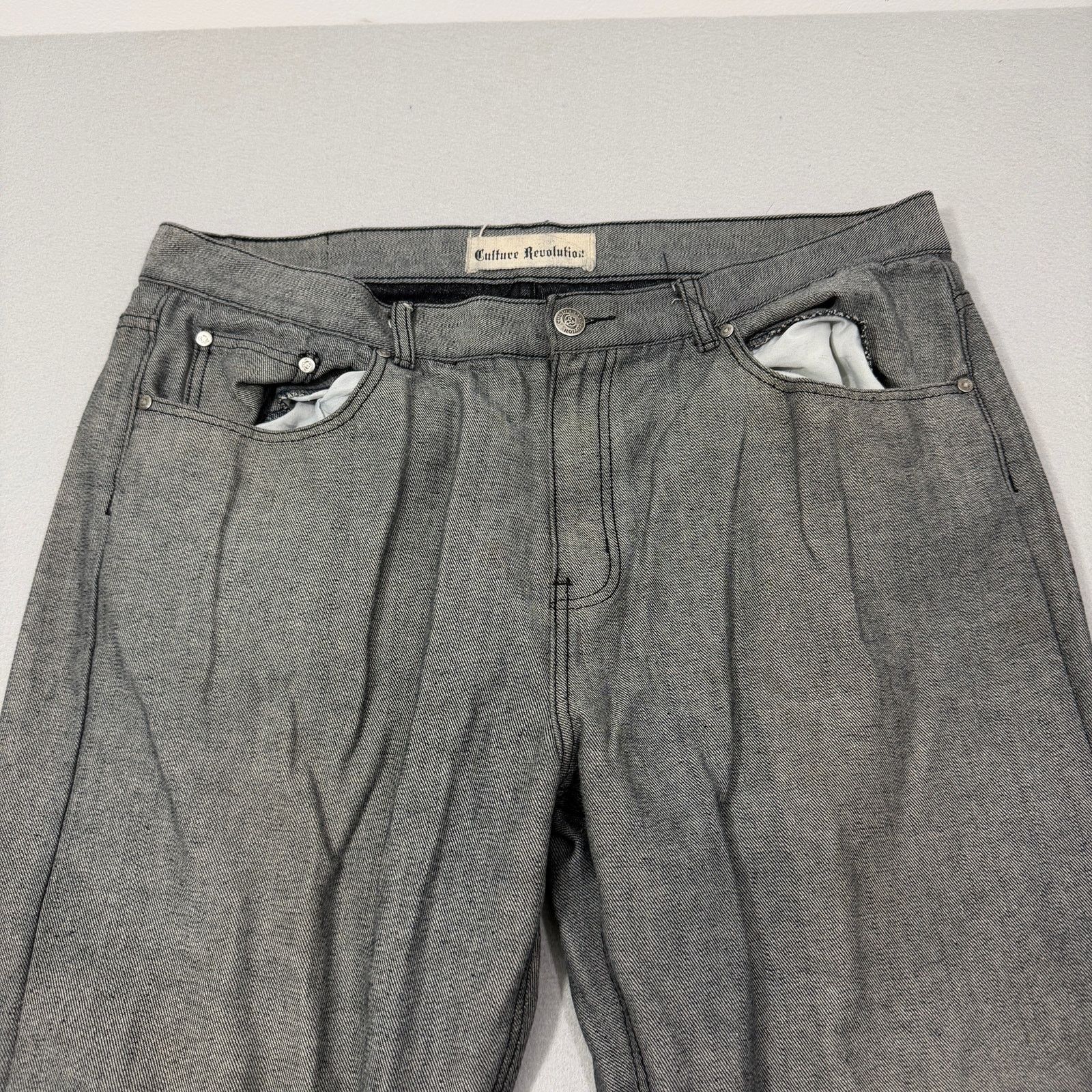 Vintage Vintage Culture Revolution Jeans 38x32 Baggy y2k Grunge Size US 38 / EU 54 - 2 Thumbnail