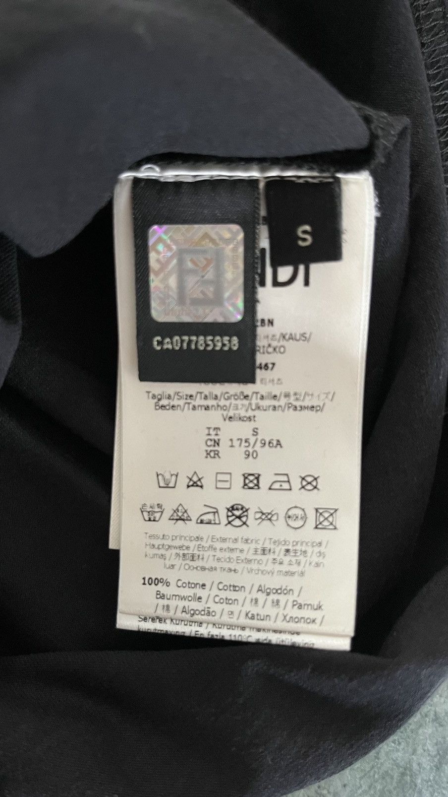Fendi Fendi FF logo tshirt big leather logo New with tags Size US S / EU 44-46 / 1 - 5 Thumbnail
