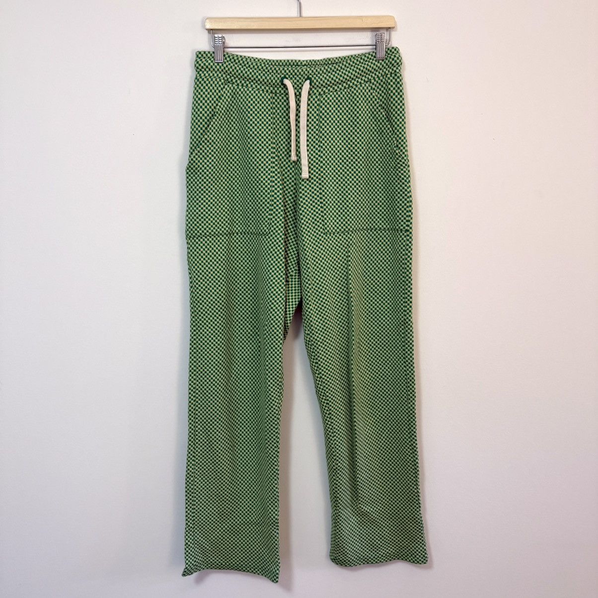Other KROST SS23 Green Chevron Jacquard Knit Pants Size US 32 / EU 48 - 2 Thumbnail