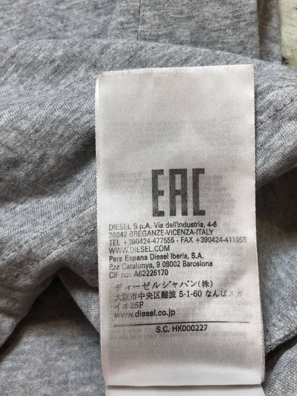 Diesel Y2K T-shirt logo Diesel gray Vintage streetwear Size US L / EU 52-54 / 3 - 5 Thumbnail