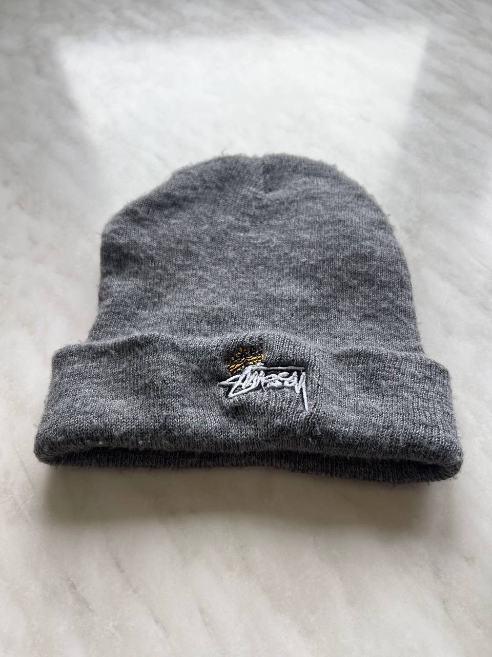 Stussy Vintage Stussy Crown Logo Beanie hat rap y2k skateboarding Size ONE SIZE - 1 Thumbnail