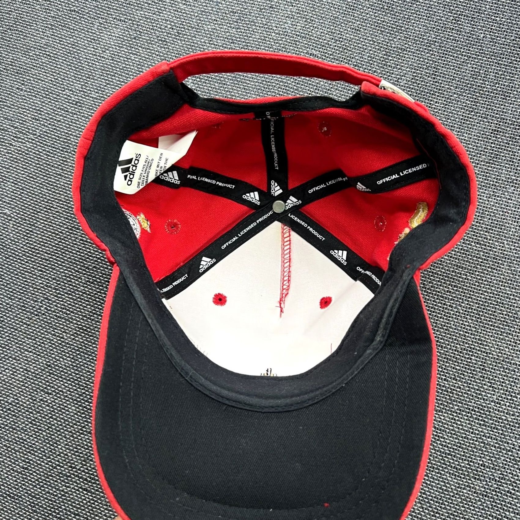 Adidas adidas AC Milan Cap Hat One Size Red KAKA #22 Football Adjustable Baseball Cap Mens Womens Adults Unisex Netsу Size ONE SIZE - 4 Thumbnail