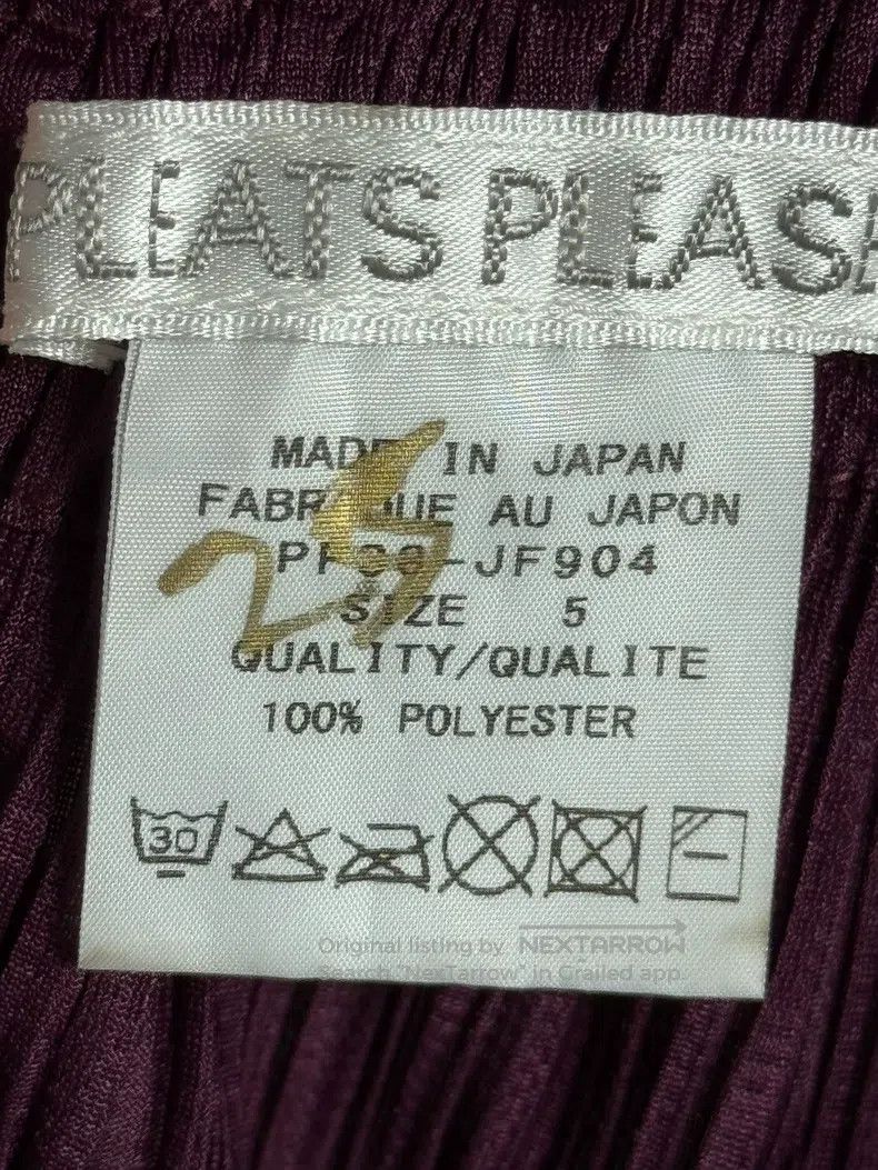 Issey Miyake Issey Miyake size:5 Twill Low-Crotch Pants - Wine Red Size 22" - 3 Thumbnail