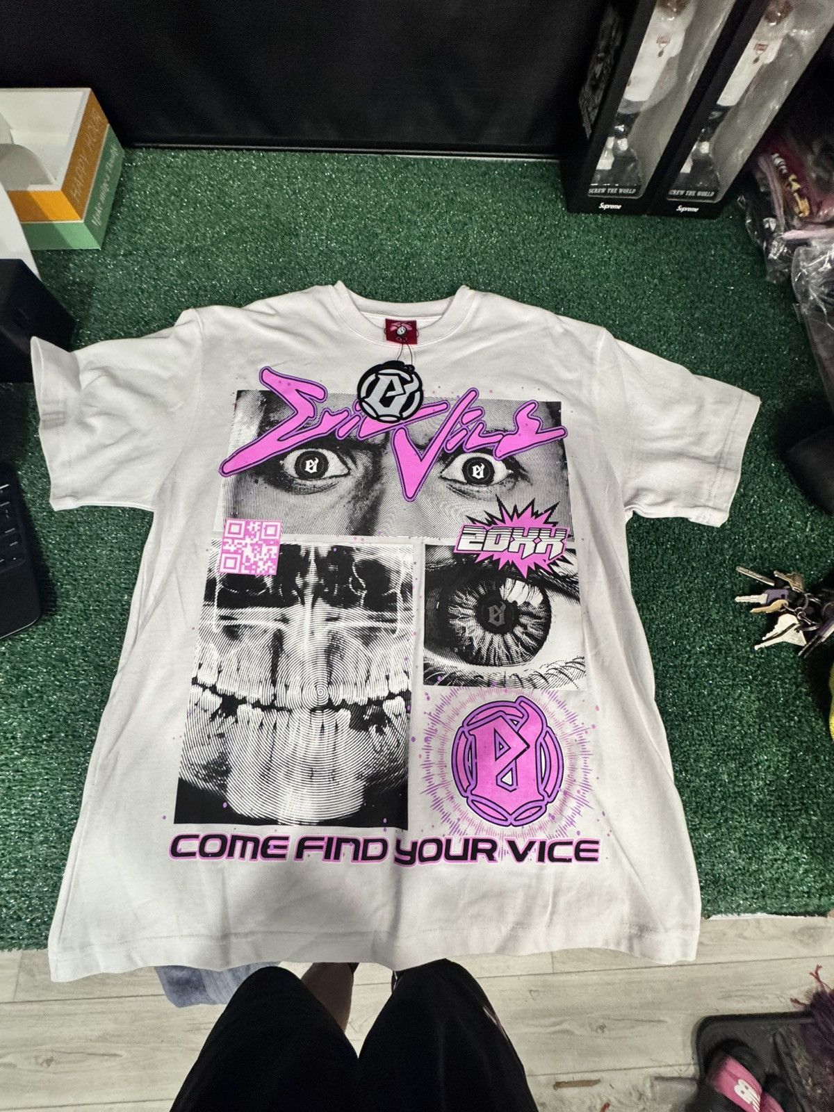 Other Evil vice t shirt dual hit graphic Size US L / EU 52-54 / 3 - 1 Thumbnail
