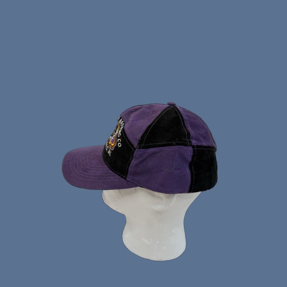 CO VINTAGE Lake Super Brewing Co Panel Hat Embroidered Snow Mobile Purple 90s Men S S Hats Mens Panel Hat 90s Vintage Unbranded Size ONE SIZE - 1 Thumbnail