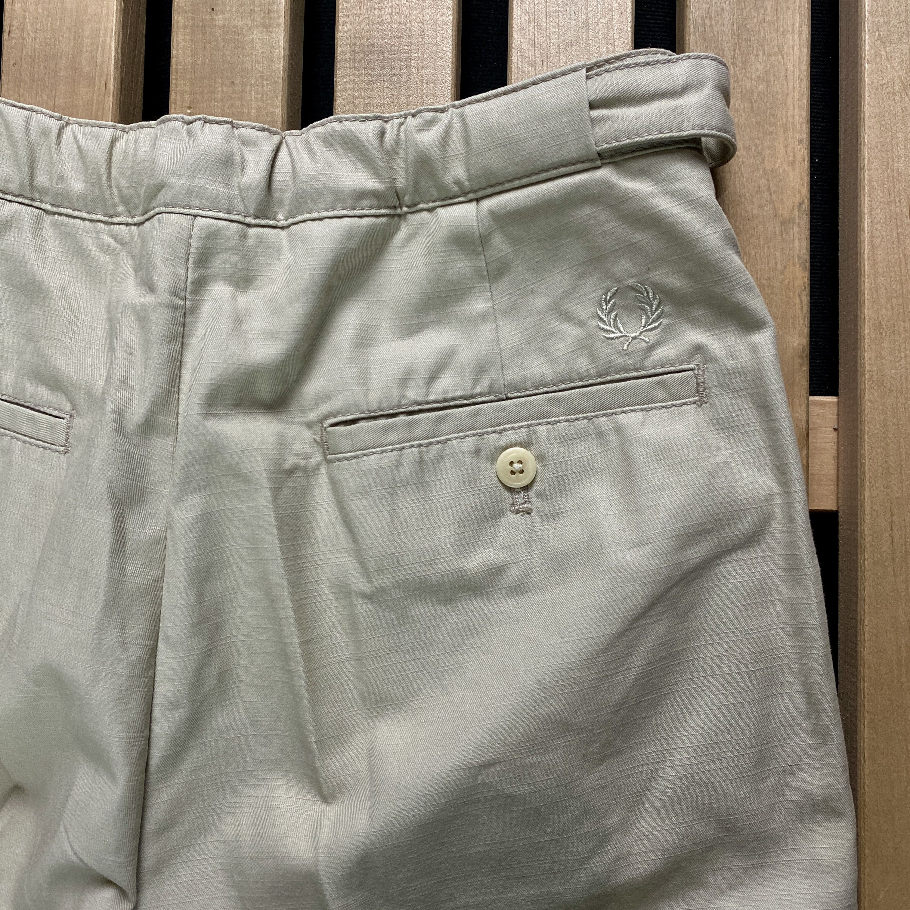 Fred Perry Women’s Pants Chinos Fred Perry Size US 6 UK 10 Beige Size 28" / US 6 / IT 42 - 5 Thumbnail