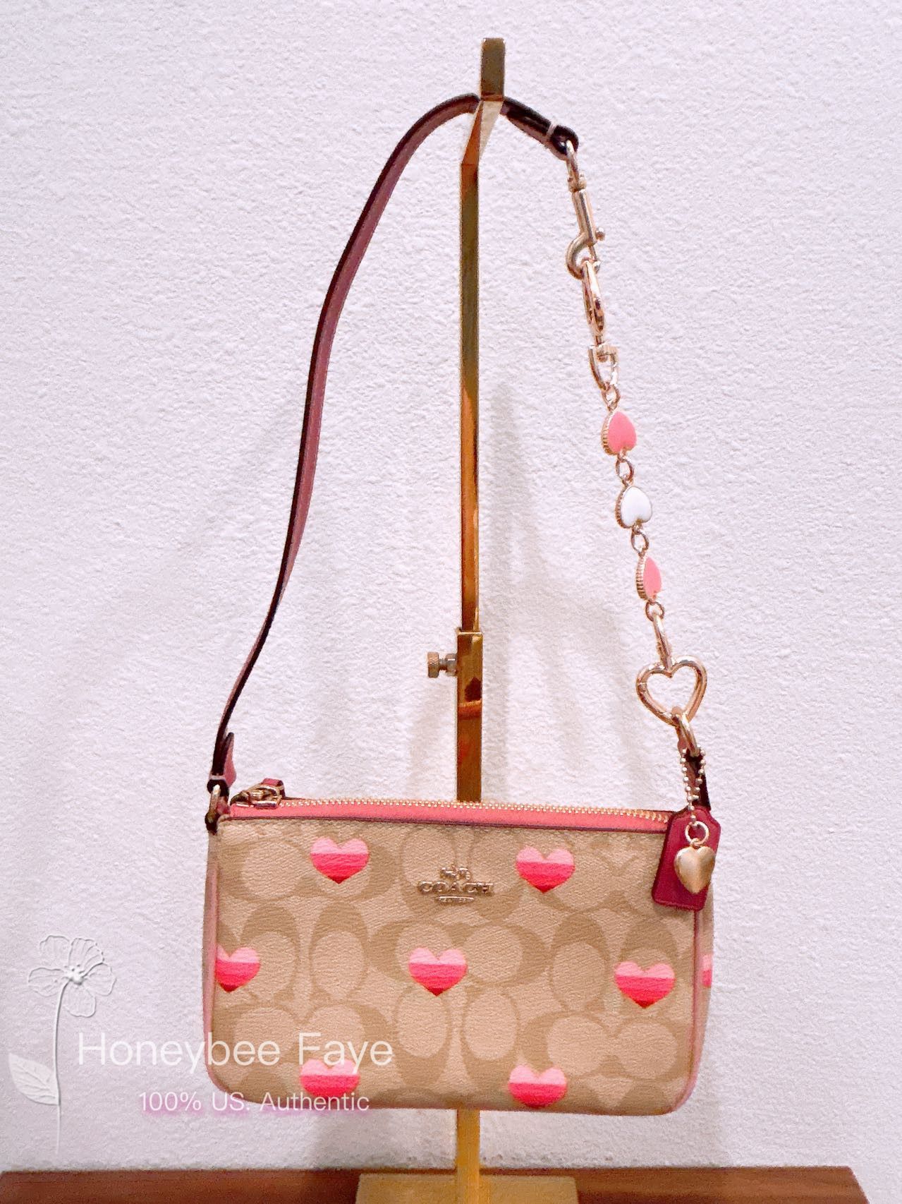 Nwt Coach Nolita 19 cheapest heart print