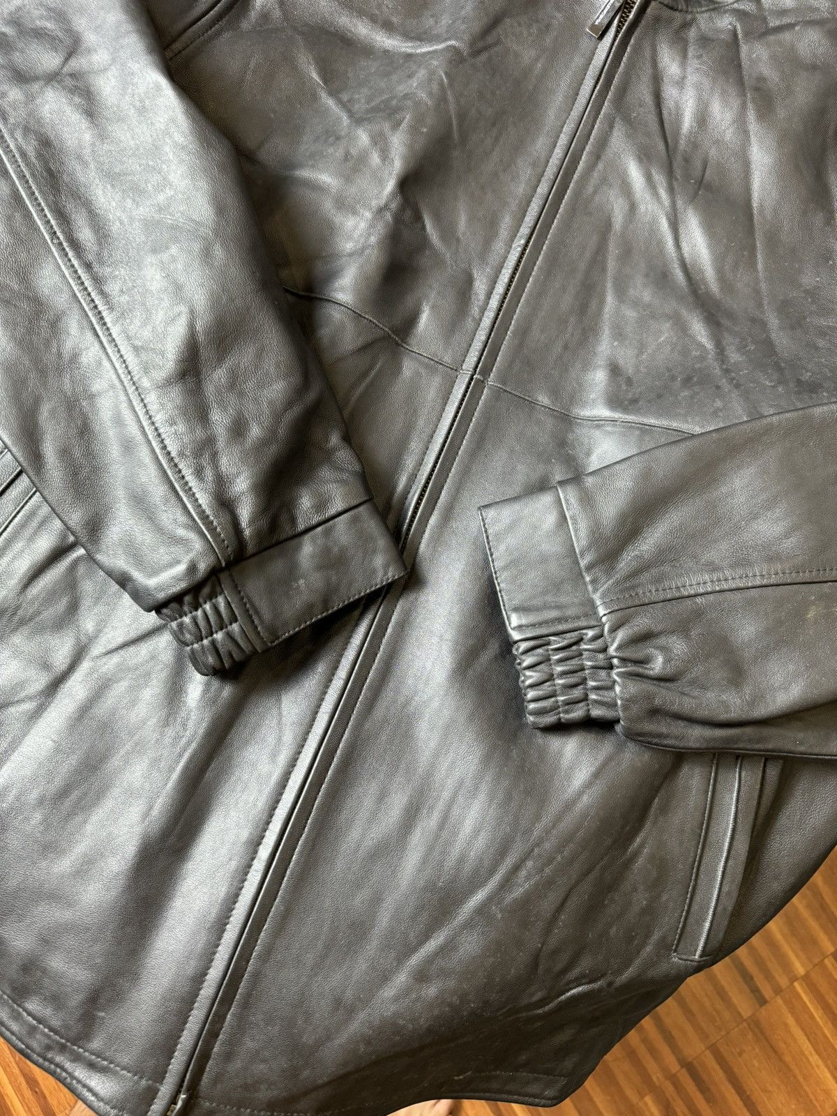 Balenciaga Balenciaga | Leather Jacket | Size US XL / EU 56 / 4 - 5 Thumbnail