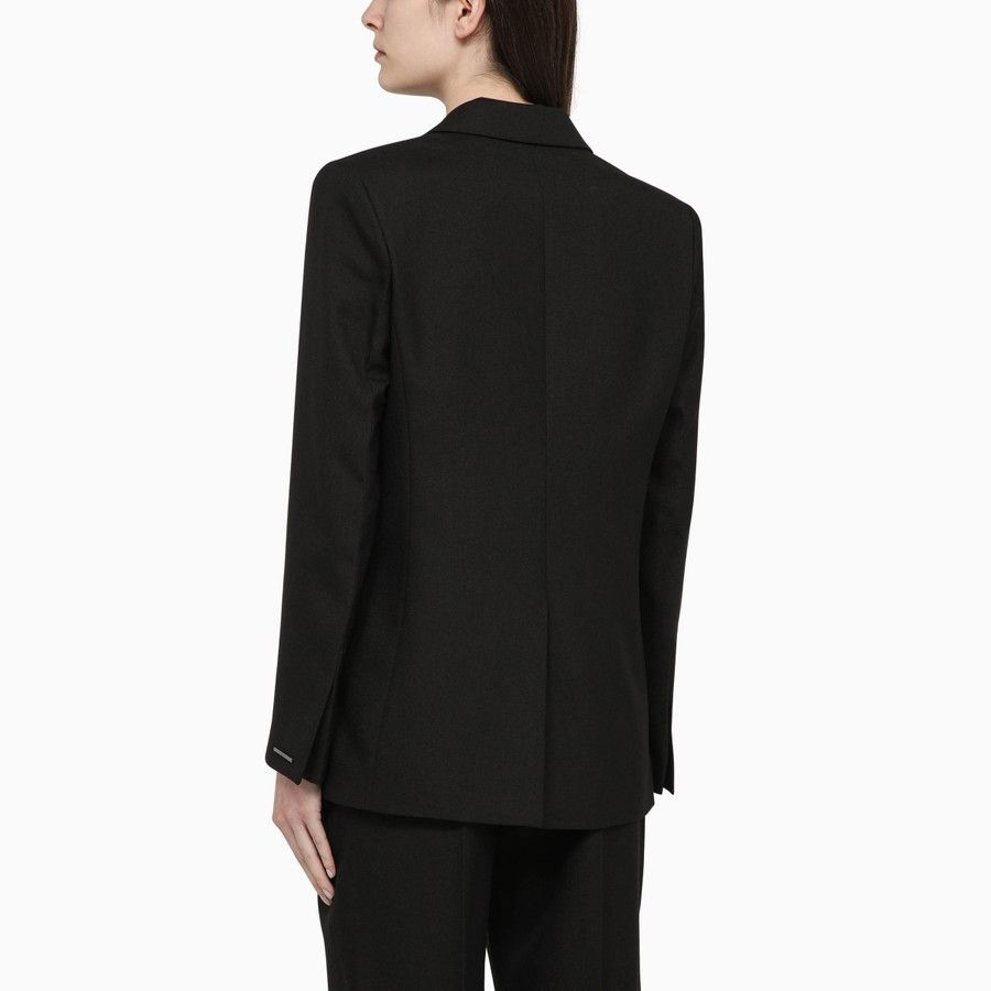 Calvin Klein o1d2blof0824 Single-Breasted Jacket in Black Size S / US 4 / IT 40 - 3 Thumbnail