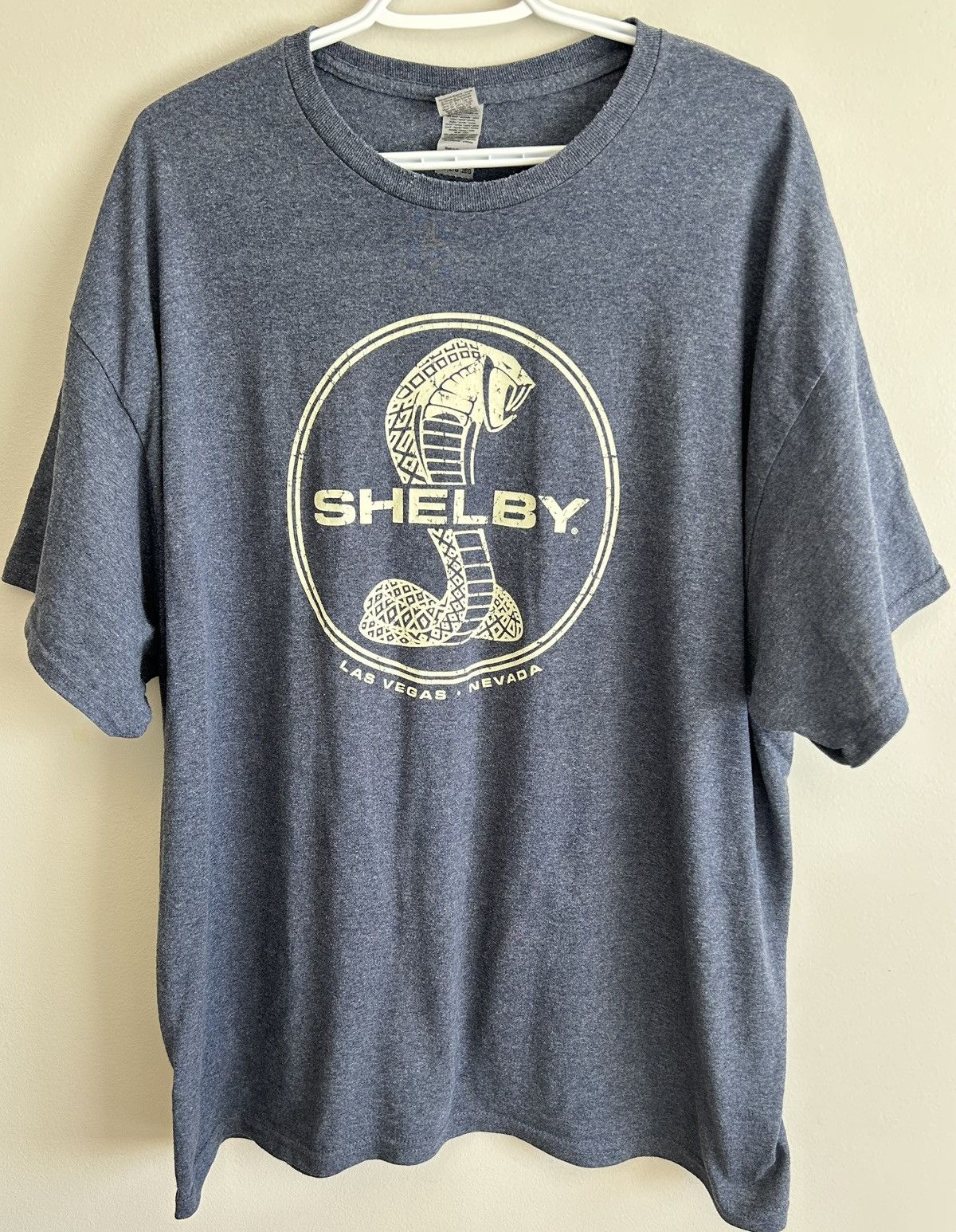 Ford × Vintage Shelby Cobra Las Vegas, Nevada Men’s Blue T-shirt - Size XXL Size US XXL / EU 58 / 5 - 1 Thumbnail