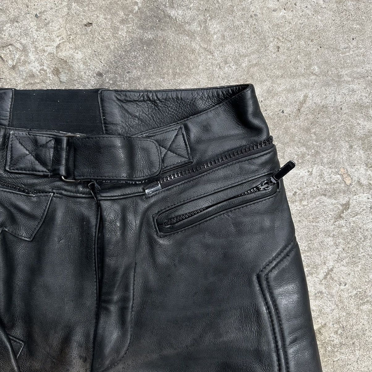 Leather Vintage Moto Leather Pants Size 50 Y2K Style USA 00s Size US 34 / EU 50 - 5 Thumbnail