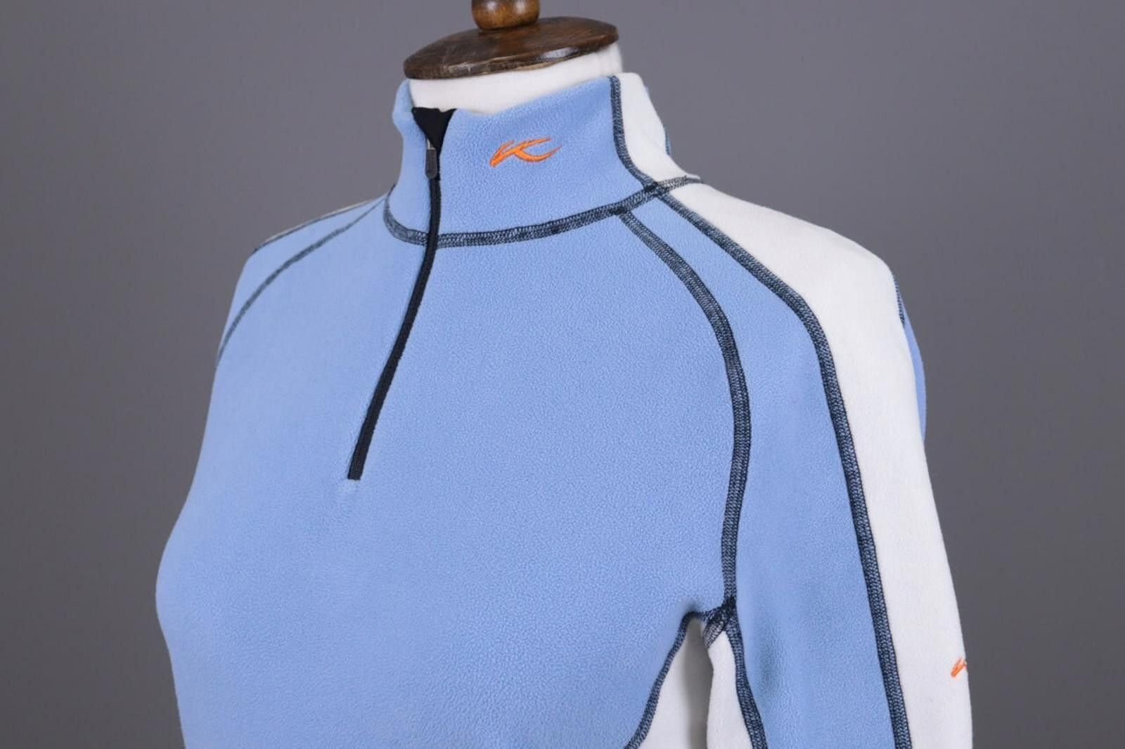 KJUS Kjus Blue Collorblock High Neck Activewear Sweater Size M Size M / US 6-8 / IT 42-44 - 9 Thumbnail
