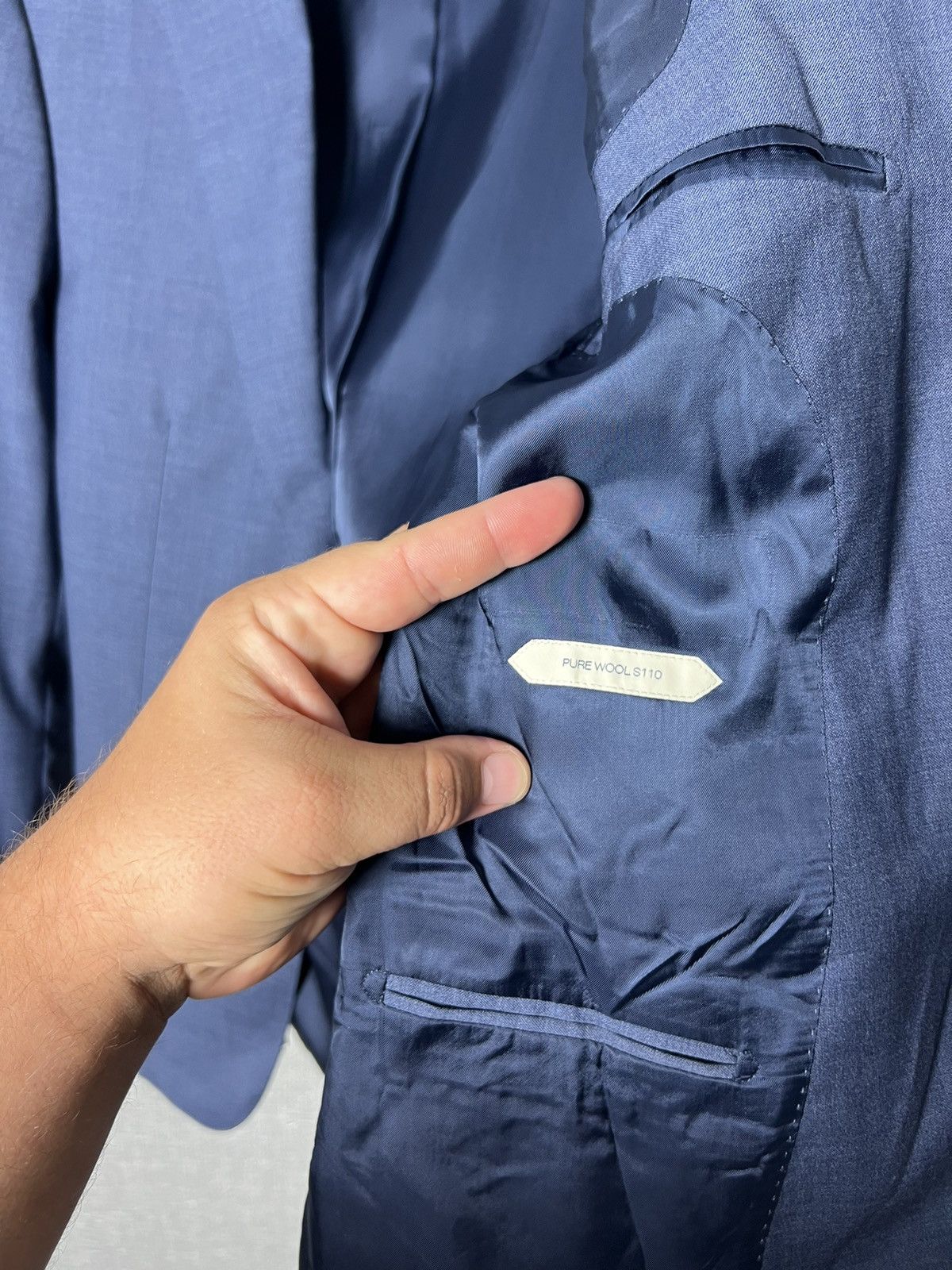 Suitsupply SUITSUPPLY NAPOLI SINGLE BREASTED 110s Suit Blazer Jacket 38 Size 38R - 14 Thumbnail