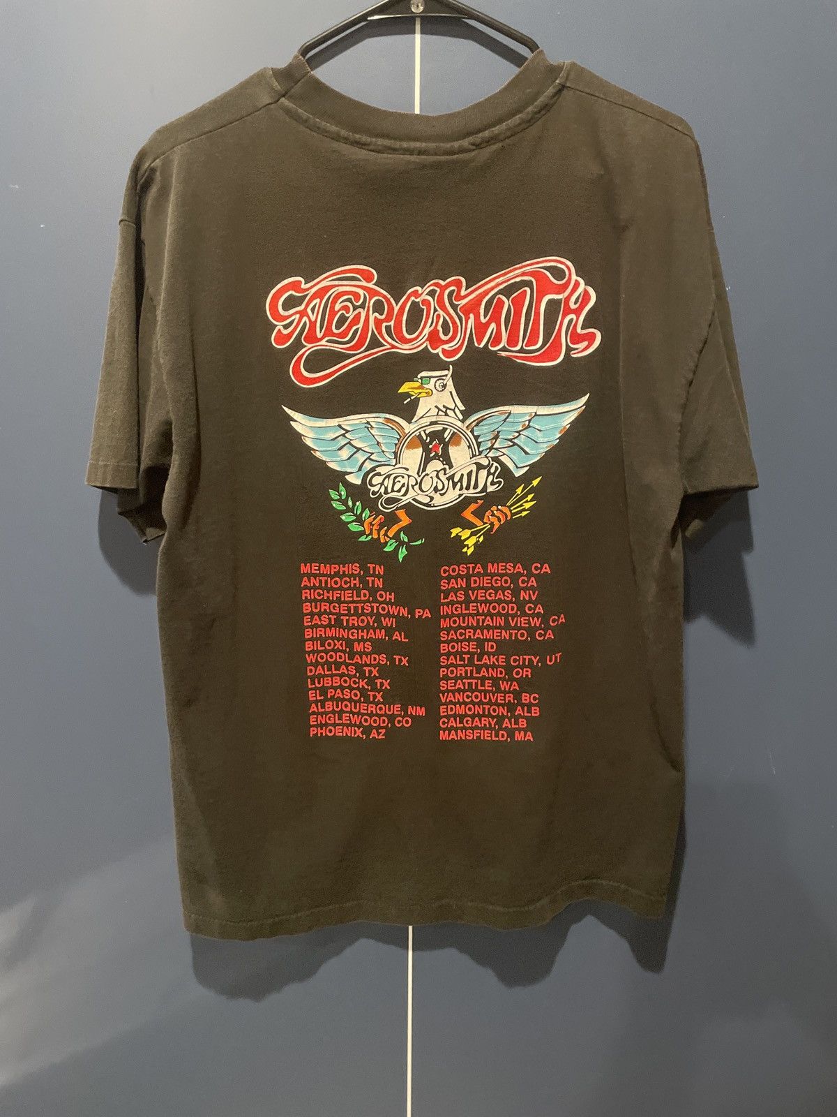 Giant 1993 Aerosmith GIANT Band Your Tee RARE Size US XL / EU 56 / 4 - 1 Thumbnail