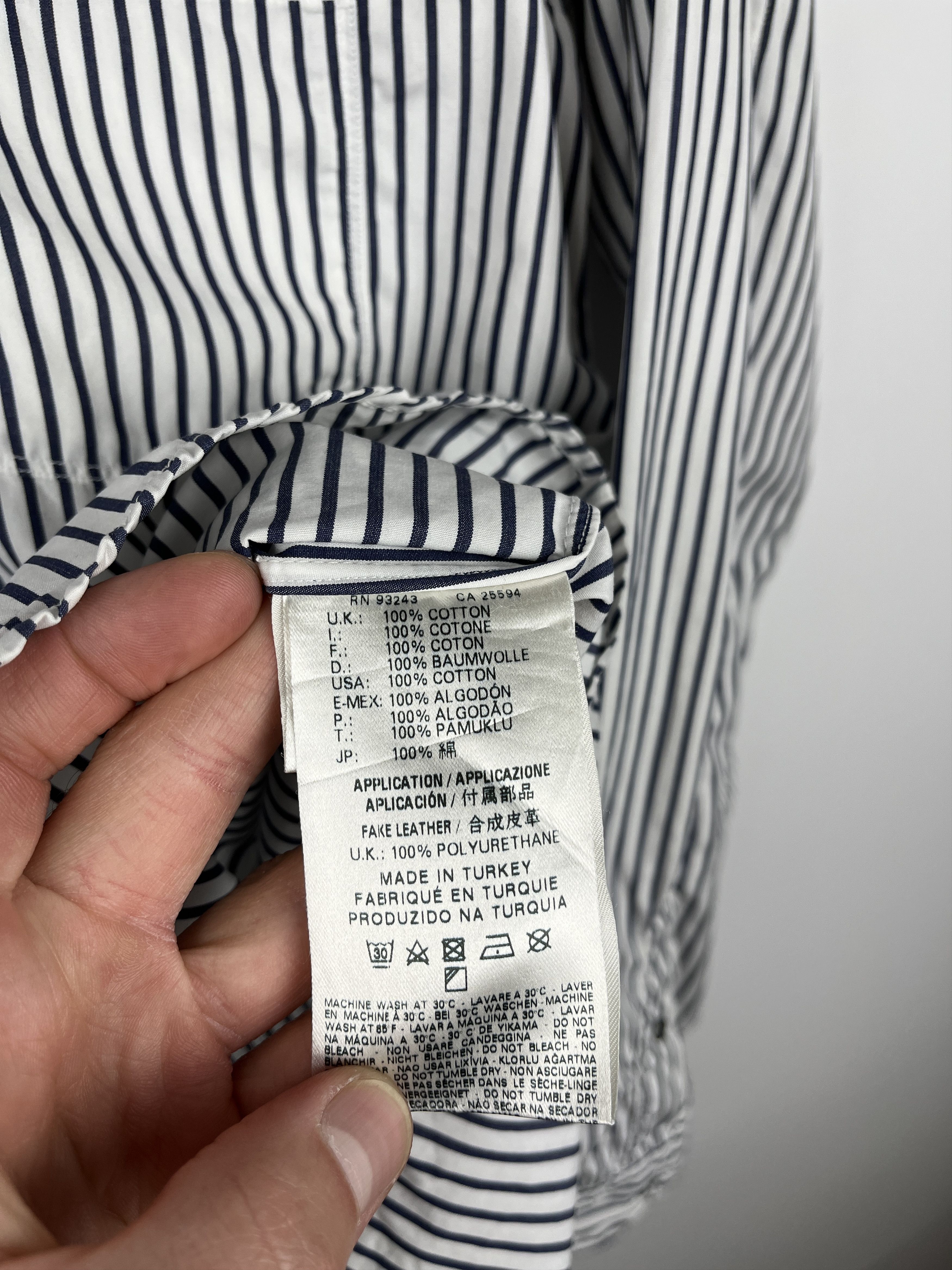 Diesel Black Gold Diesel Black Gold Collection Striped Long Sleeve Shirt Size US S / EU 44-46 / 1 - 9 Thumbnail