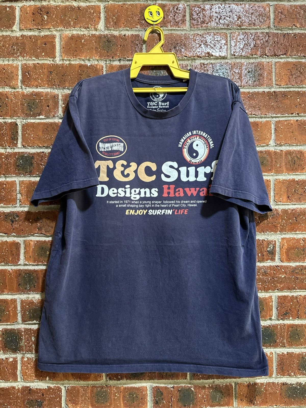 Vintage Vintage Hawaiian International T&C Sun Faded Tee Size US XXL / EU 58 / 5 - 2 Thumbnail