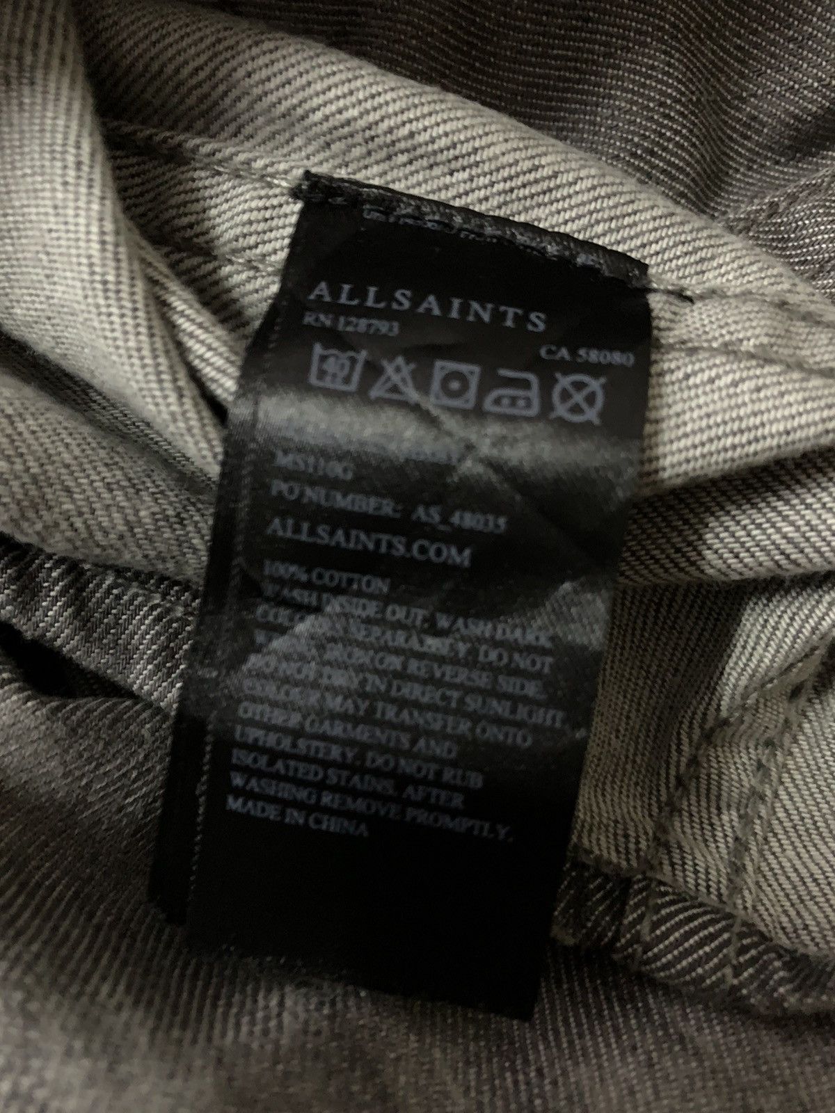 Allsaints 💥Allsaints Western Ripped Denim Size US S / EU 44-46 / 1 - 11 Thumbnail
