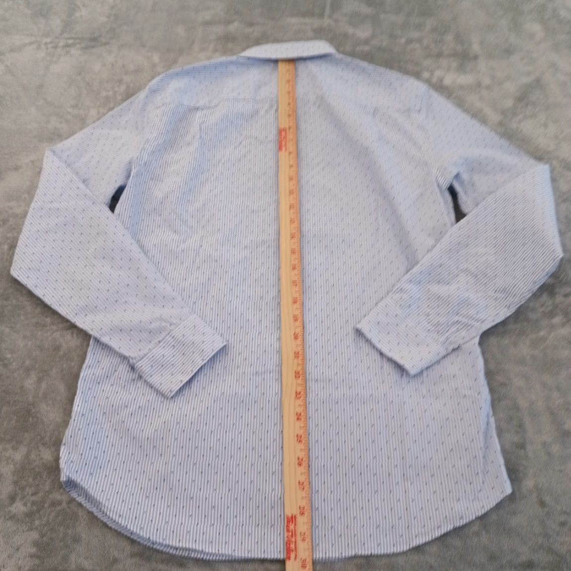Vintage Hawker Rye Shirt Mens M Blue Polka Dot Long Sleeve Button Up Cotton Slim Size US M / EU 48-50 / 2 - 5 Thumbnail