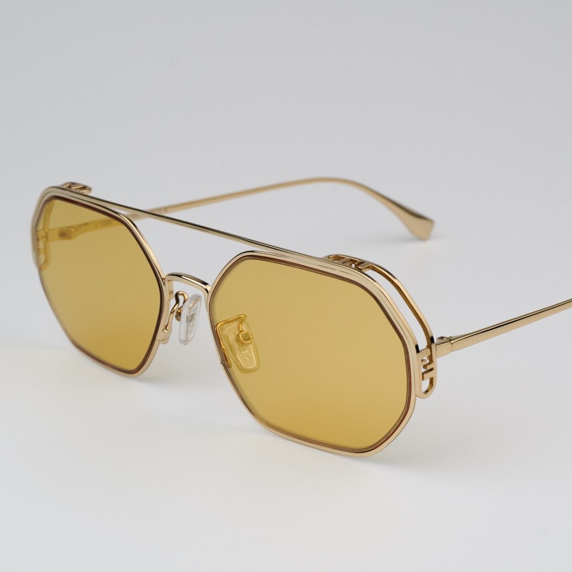 Fendi NEW Fendi FE40039U 10L Unisex Geometric Sunglasses Size ONE SIZE - 6 Thumbnail