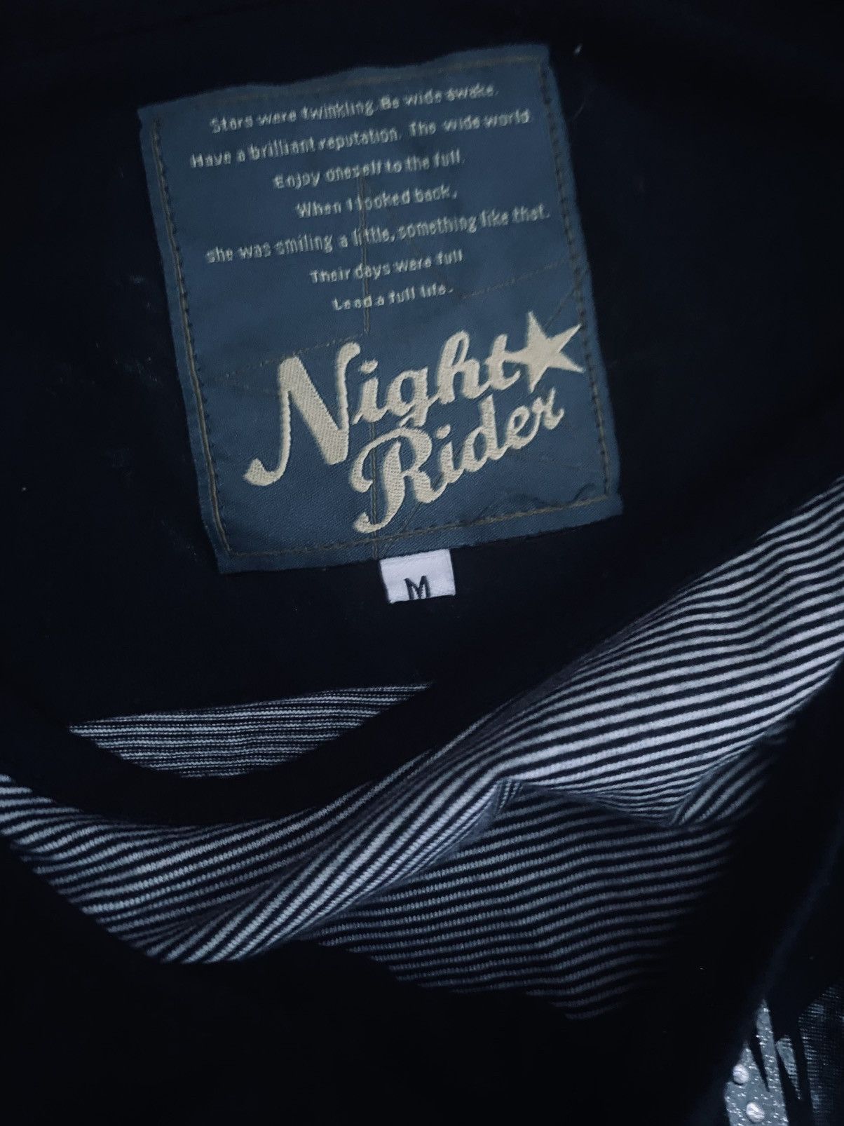 Designer × Japanese Brand × Vintage Night Rider “Century Deadline 1983” Layered Longsleeve Size US M / EU 48-50 / 2 - 3 Thumbnail