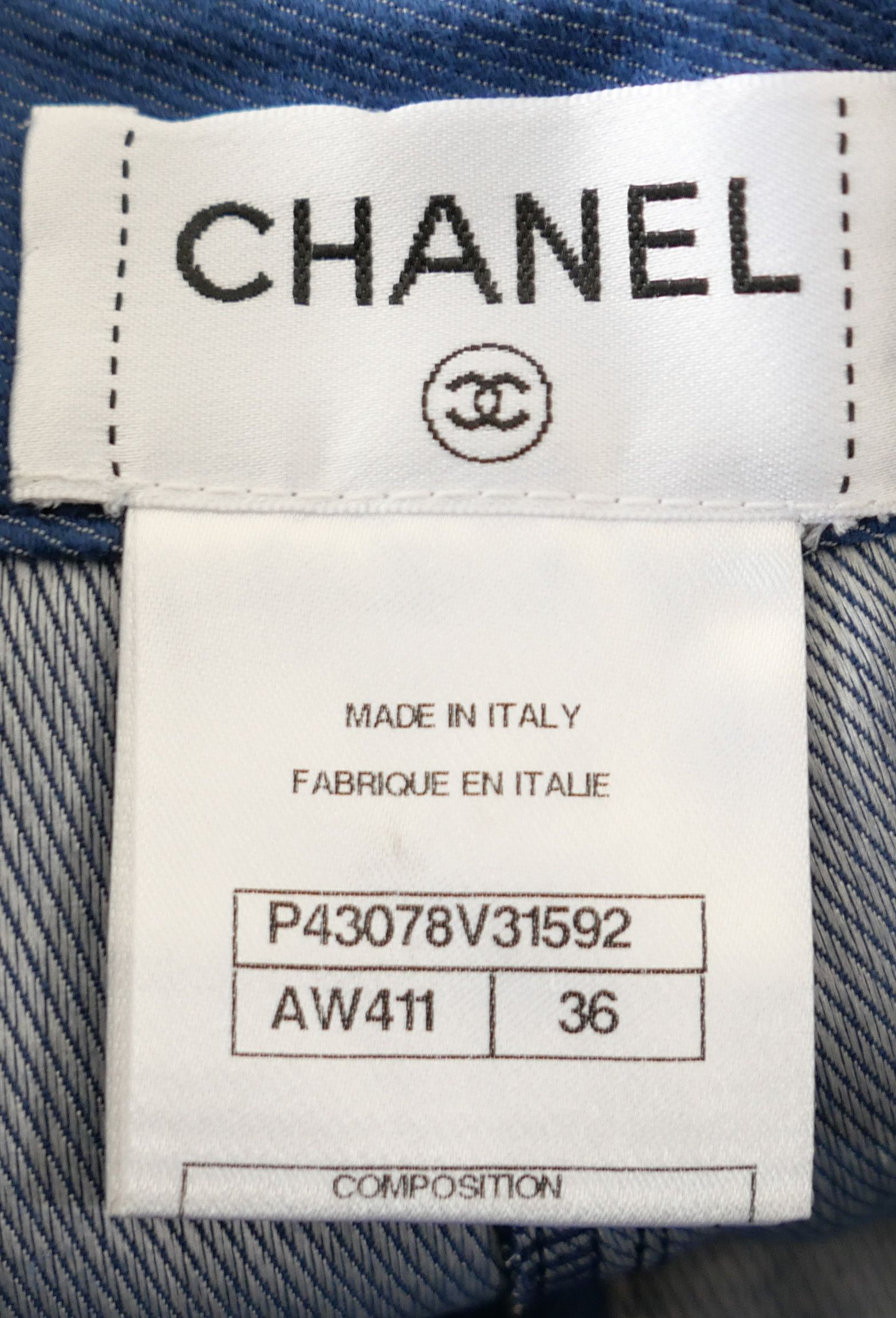 Chanel Chanel Resort 2012 Barrel Leg Cotton/Silk Jeans Size 26" / US 2 / IT 38 - 6 Thumbnail
