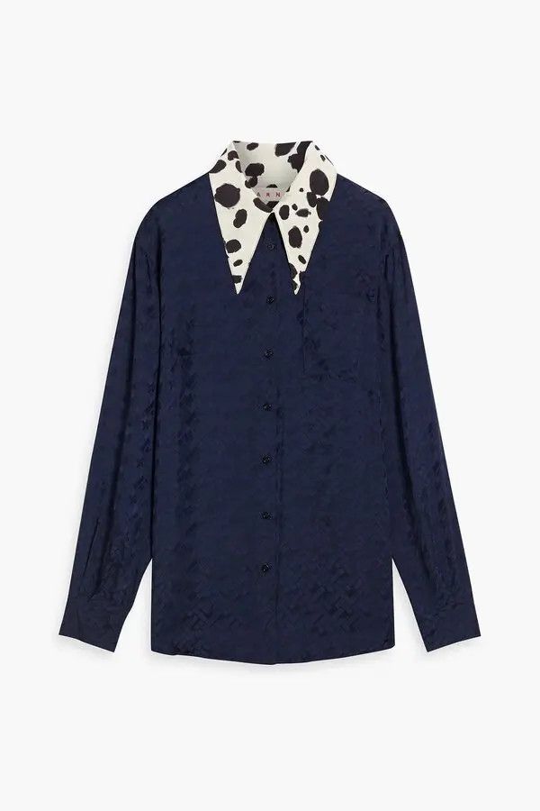 Marni o1y1125 Solid Color Shirt in Multicolor Size M / US 6-8 / IT 42-44 - 1 Thumbnail