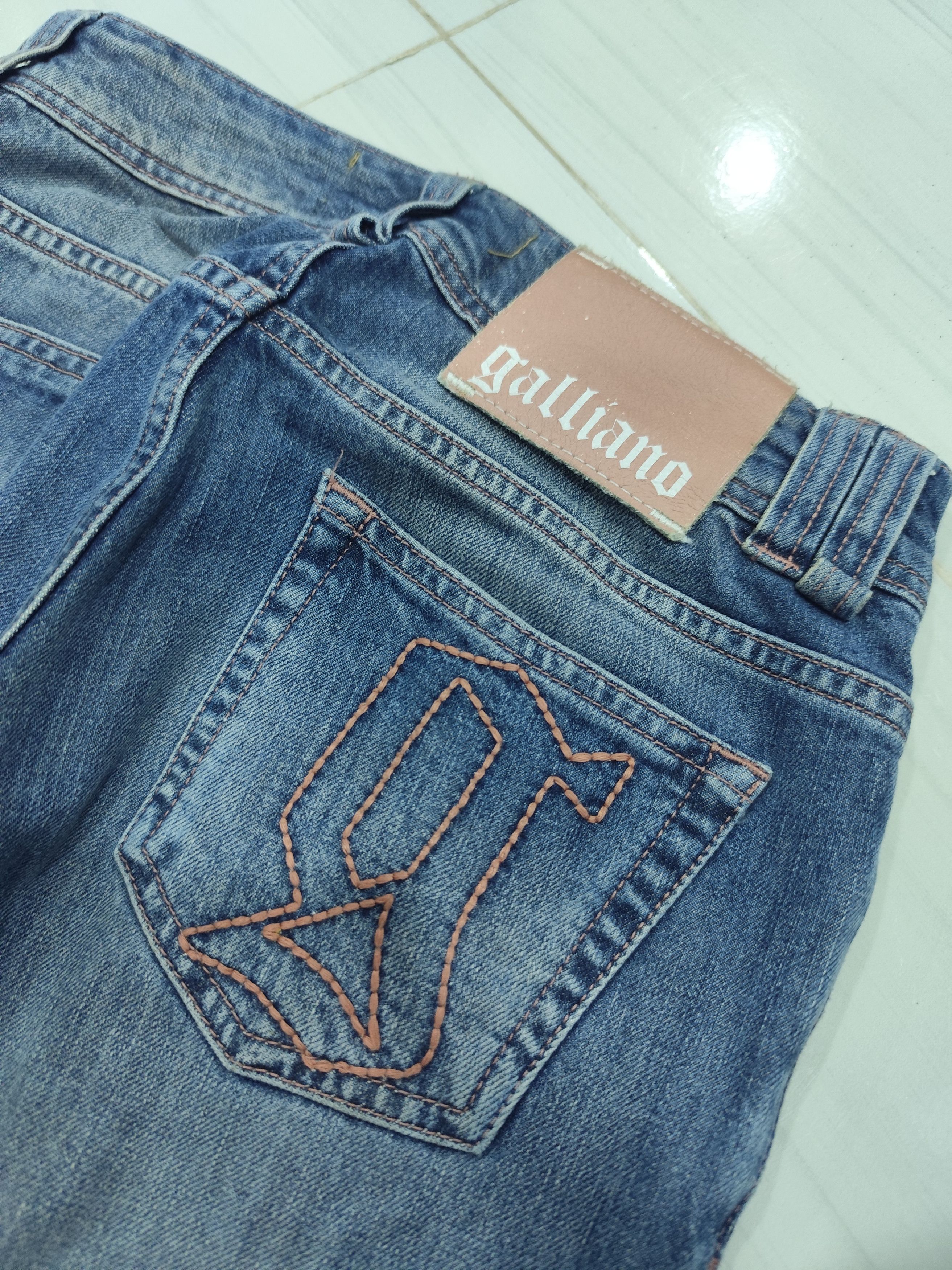 John Galliano GALLIANO JEANS Size 26" / US 2 / IT 38 - 7 Thumbnail