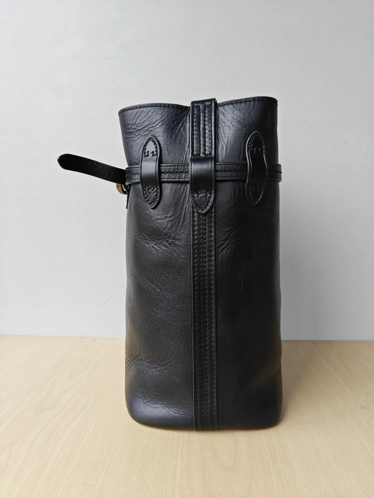 Polo Ralph Lauren Polo Ralph Lauren Bellport Leather Large Bucket Bag FTP 0002 Size ONE SIZE - 3 Thumbnail