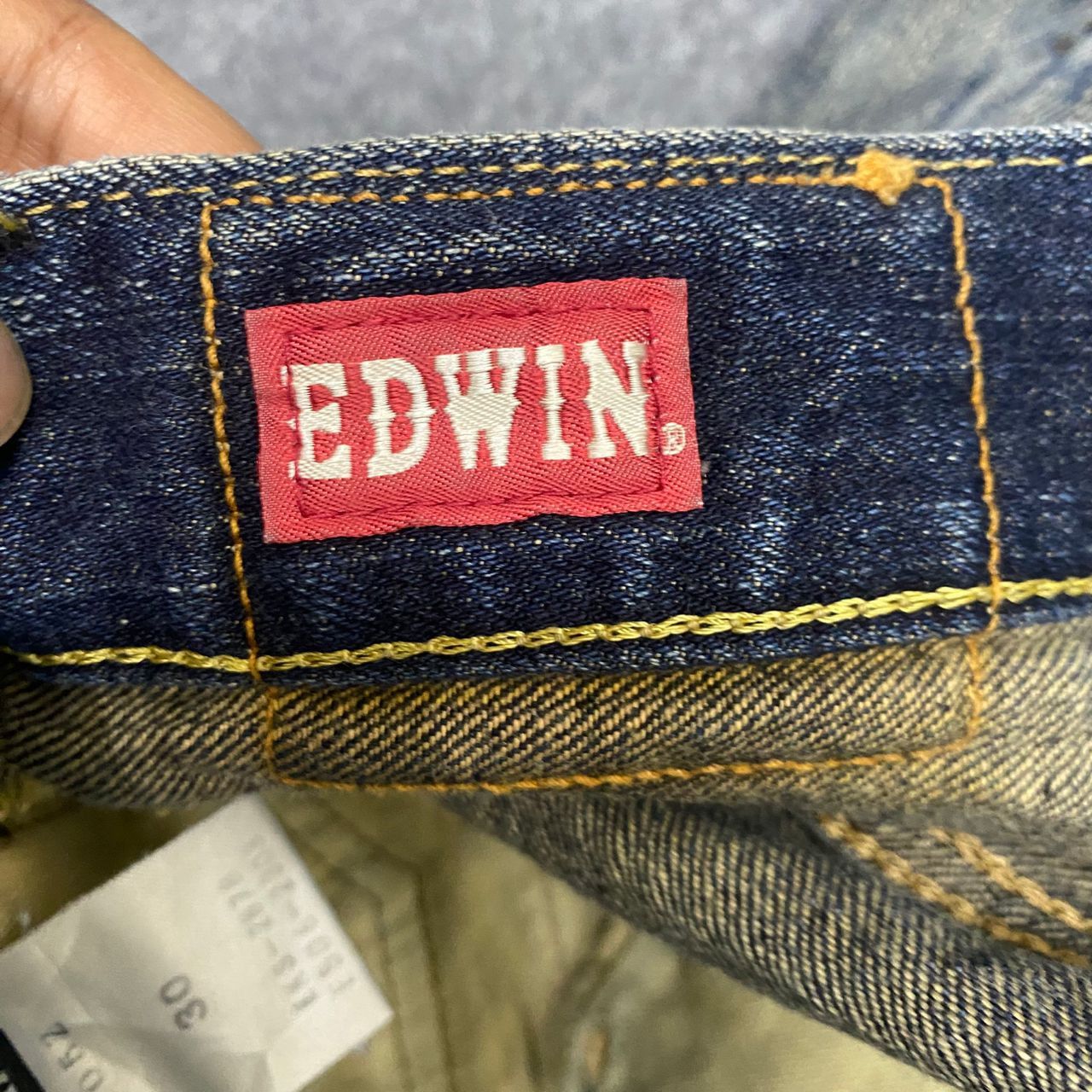 Edwin Vintage Edwin Selvedge Redline Distressed Denim Size US 31 - 18 Thumbnail