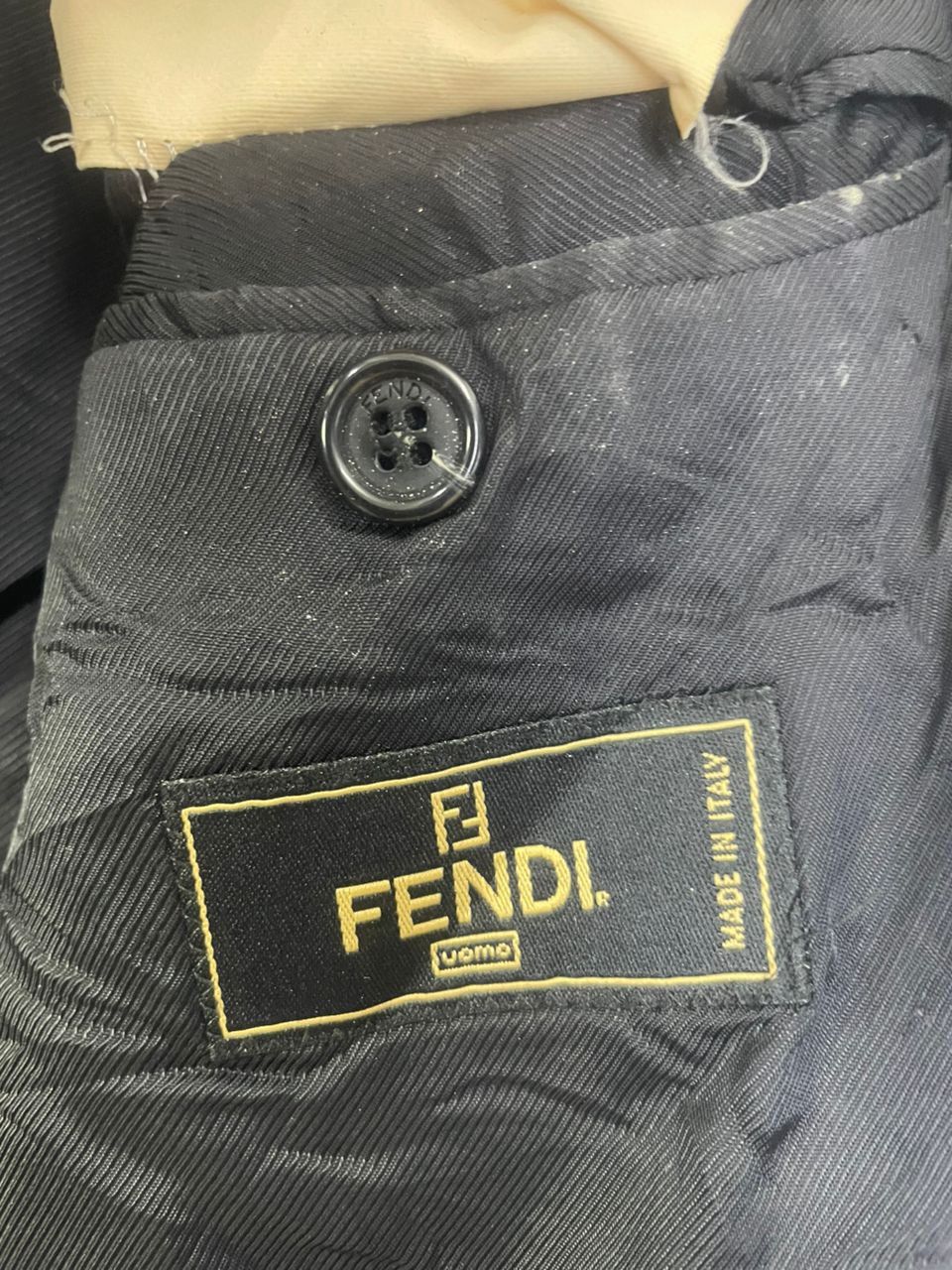 Designer × Fendi × Vintage Vintage Fendi Long Coat wool Jacket Size US L / EU 52-54 / 3 - 8 Thumbnail