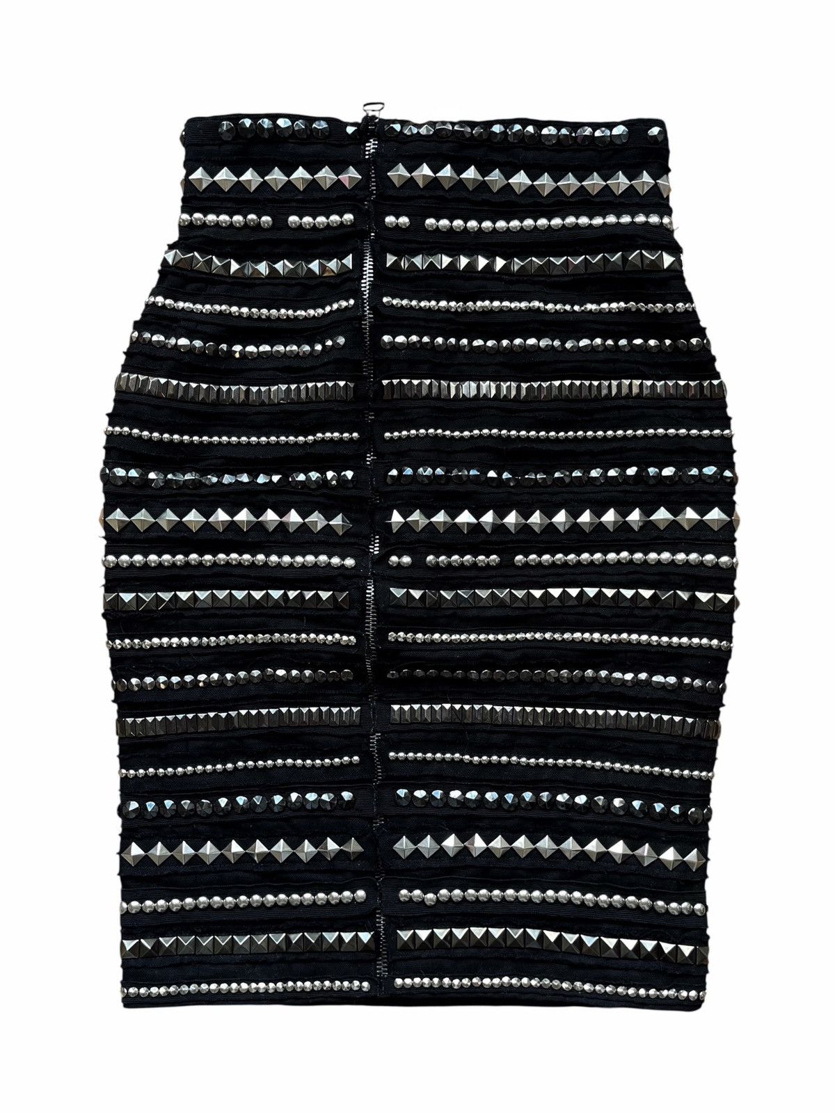 Balmain Balmain SS09 studded skirt by Christophe Decarnin Size 26" / US 2 / IT 38 - 2 Thumbnail
