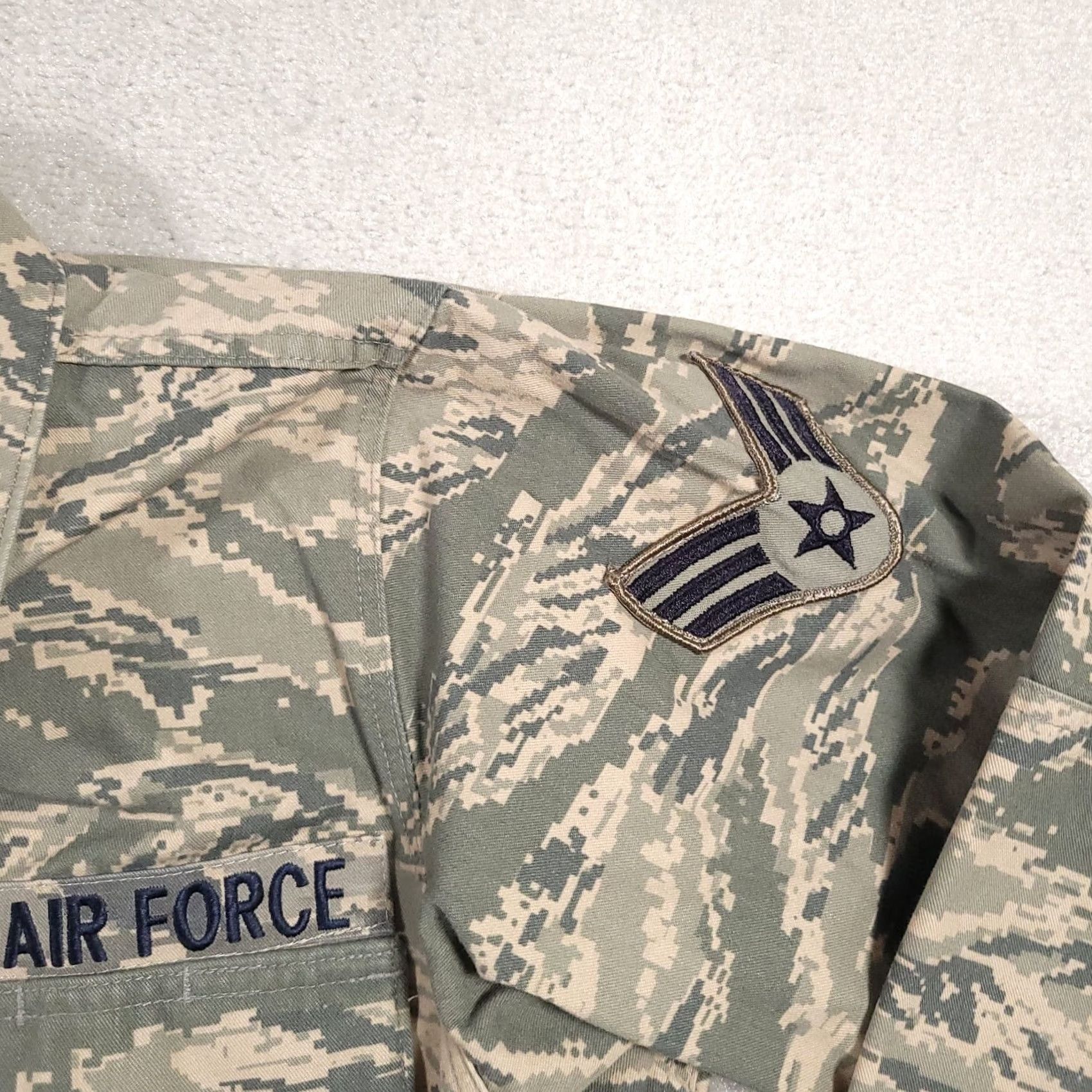 Vintage VINTAGE US Air Force Utility Coat Camouflage Women's 14 Regular Patches Button Up Heavy Size XL / US 12-14 / IT 48-50 - 6 Thumbnail