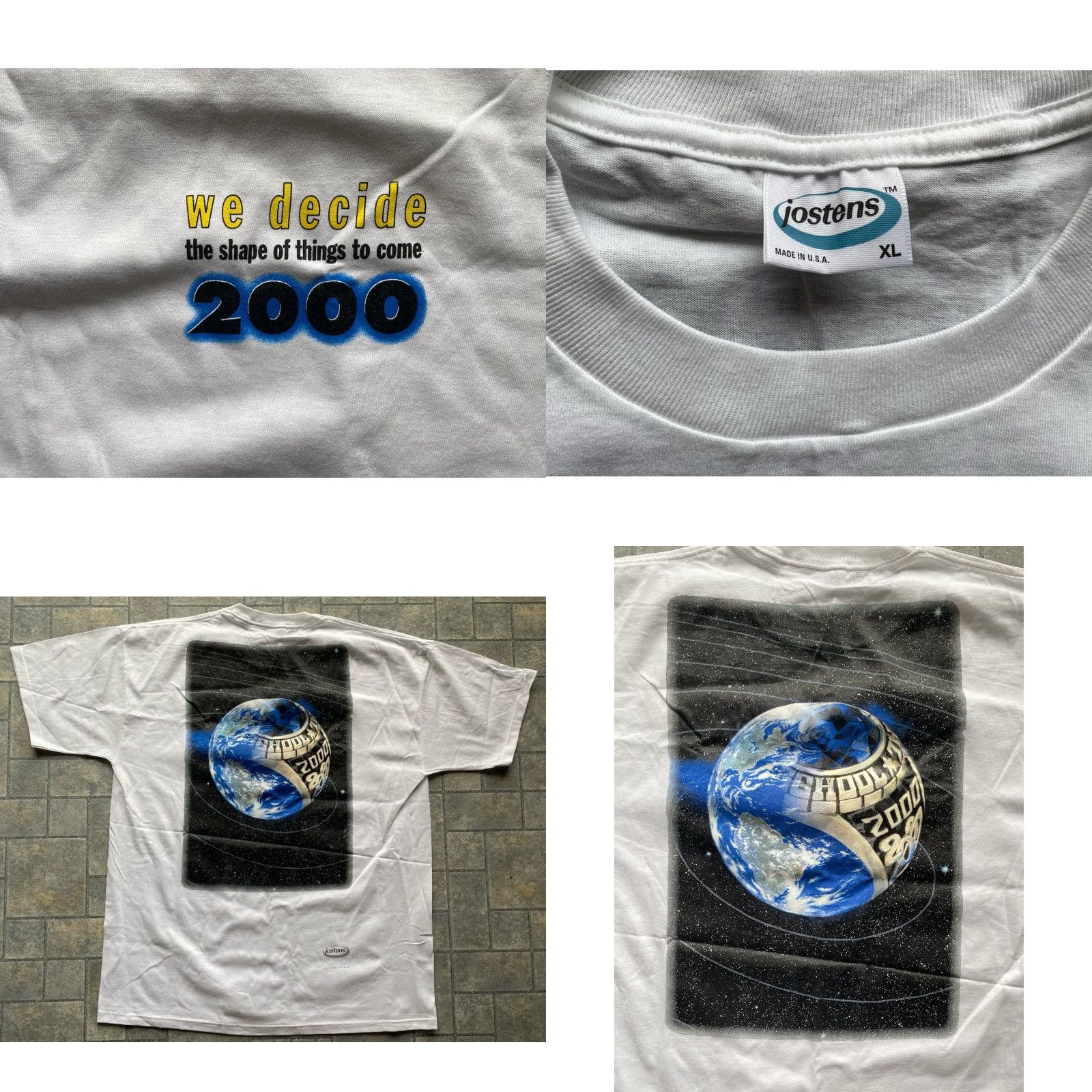 Vintage VINTAGE Y2K 2000 CLASS RING SHIRTS Men’s XL World Globe Jostens Jerzees Lot Of 4 Size US XL / EU 56 / 4 - 11 Thumbnail