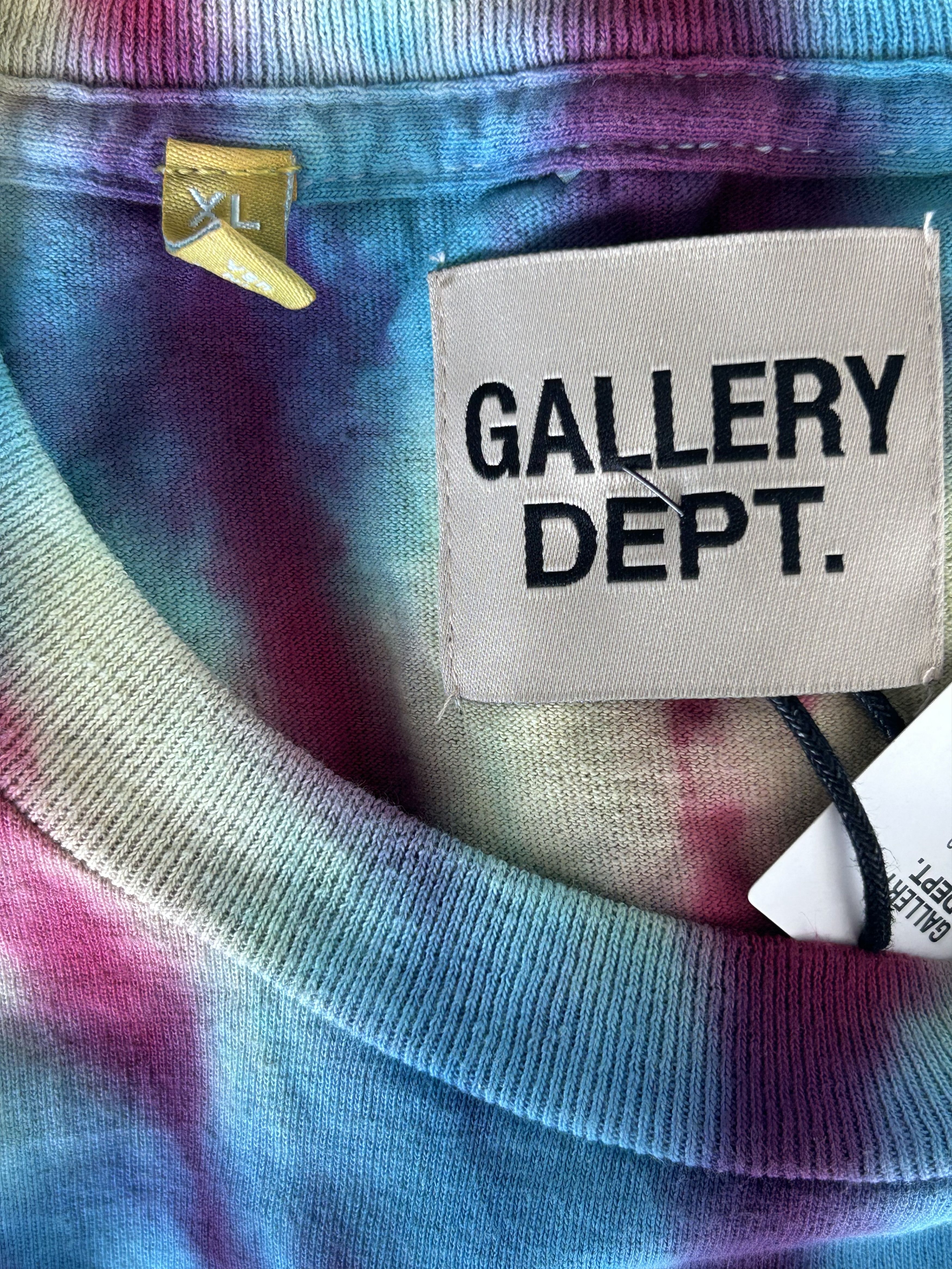 Gallery Dept. Multicolor Tie-Dye Freak Show Spiral Logo T-Shirt Size US S / EU 44-46 / 1 - 3 Thumbnail