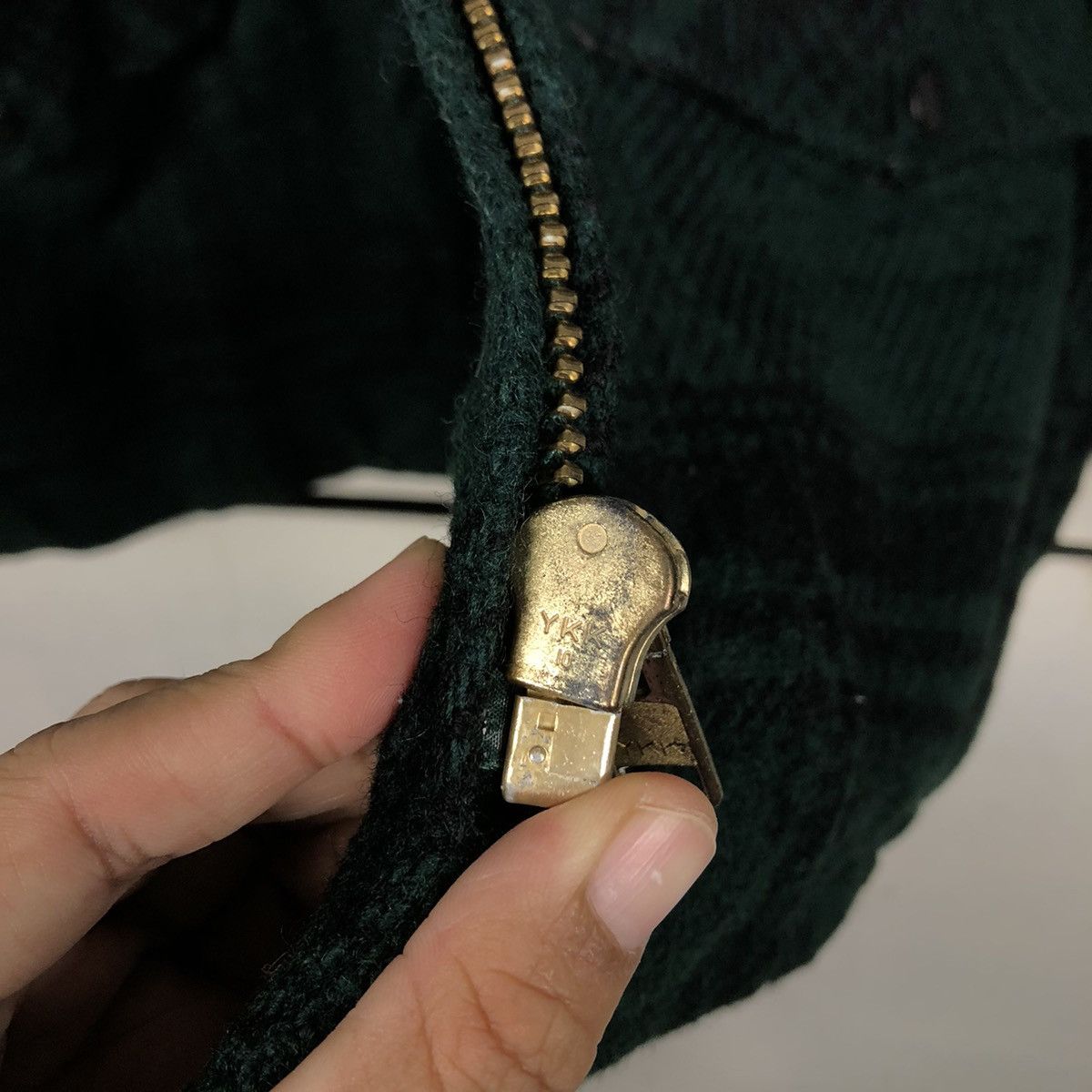 Edwin Vintage Wool Zipper Jacket Edwin Tokyo Fabric Tartan Design Size US L / EU 52-54 / 3 - 18 Thumbnail