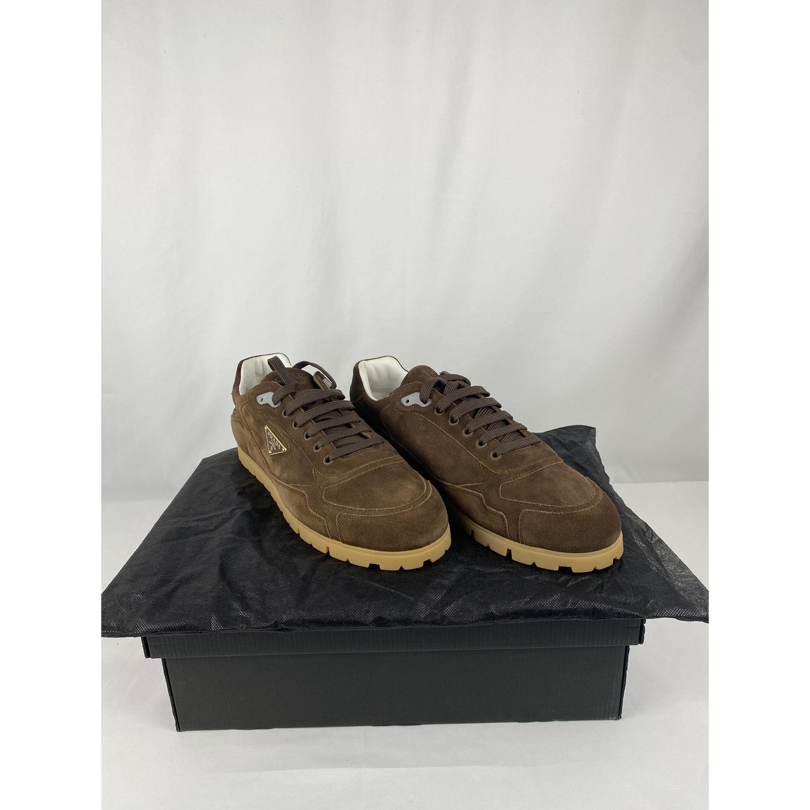 Prada o1rshd1 Calzature Uomo in Moro Size US 12 / EU 45 - 17 Thumbnail