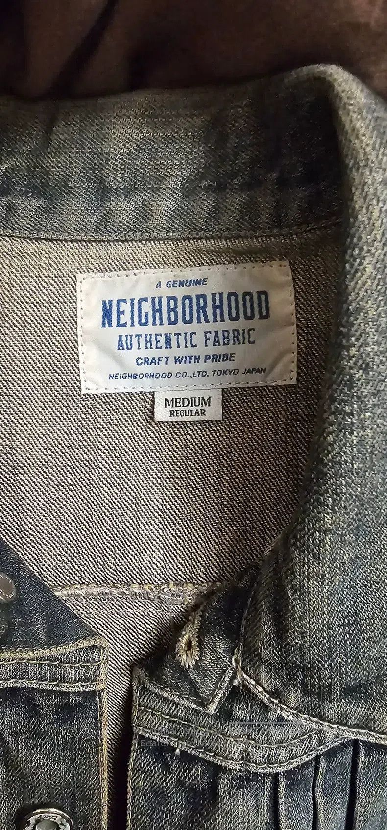 Neighborhood Neighborhood Washed Distressed Destroyed Denim Jacket Size US M / EU 48-50 / 2 - 6 Thumbnail