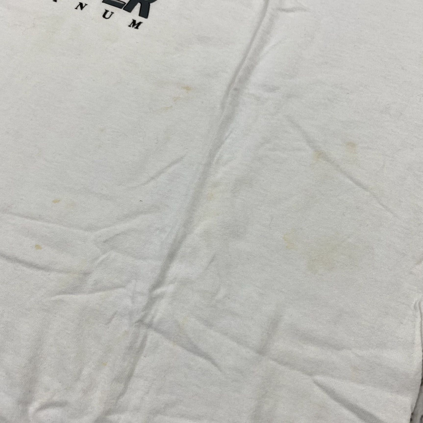 Jerzees VINTAGE JERZEES DISCOVER PLATINUM T-SHIRT 90s FINANCE WHITE XL MENS Size US XL / EU 56 / 4 - 3 Thumbnail