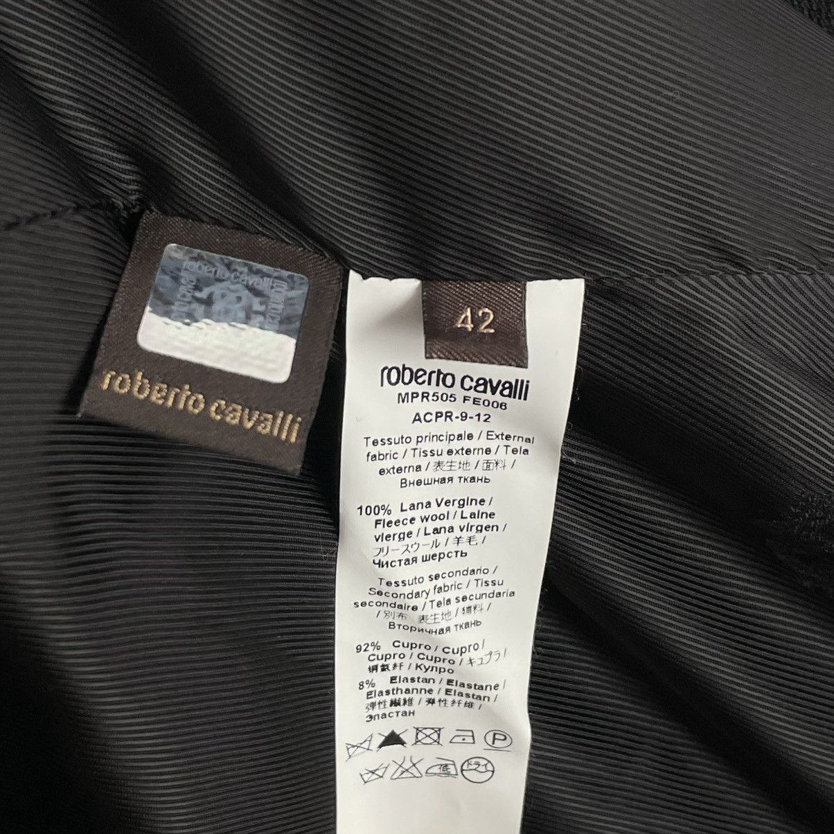 Roberto Cavalli Roberto Cavalli Black Gold Studded Wool Trench Coats SZ42 Size M / US 6-8 / IT 42-44 - 10 Thumbnail