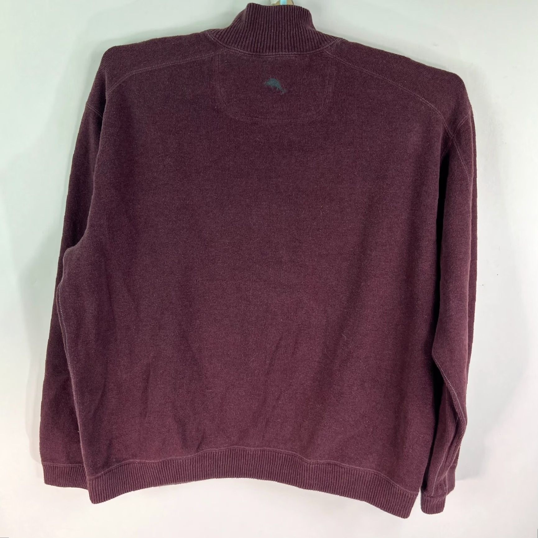 Tommy Bahama Tommy Bahama 1/4 Zip Jersey Sweatshirt Mens XL Maroon Size US XL / EU 56 / 4 - 6 Thumbnail